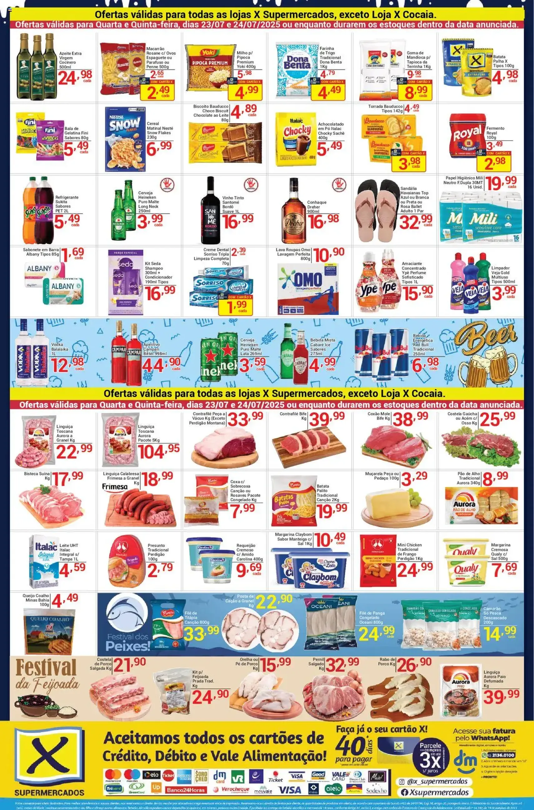 X Supermercados - Ofertas da semana - folheto válido a partir de 23/07/2025 página 2 de 2