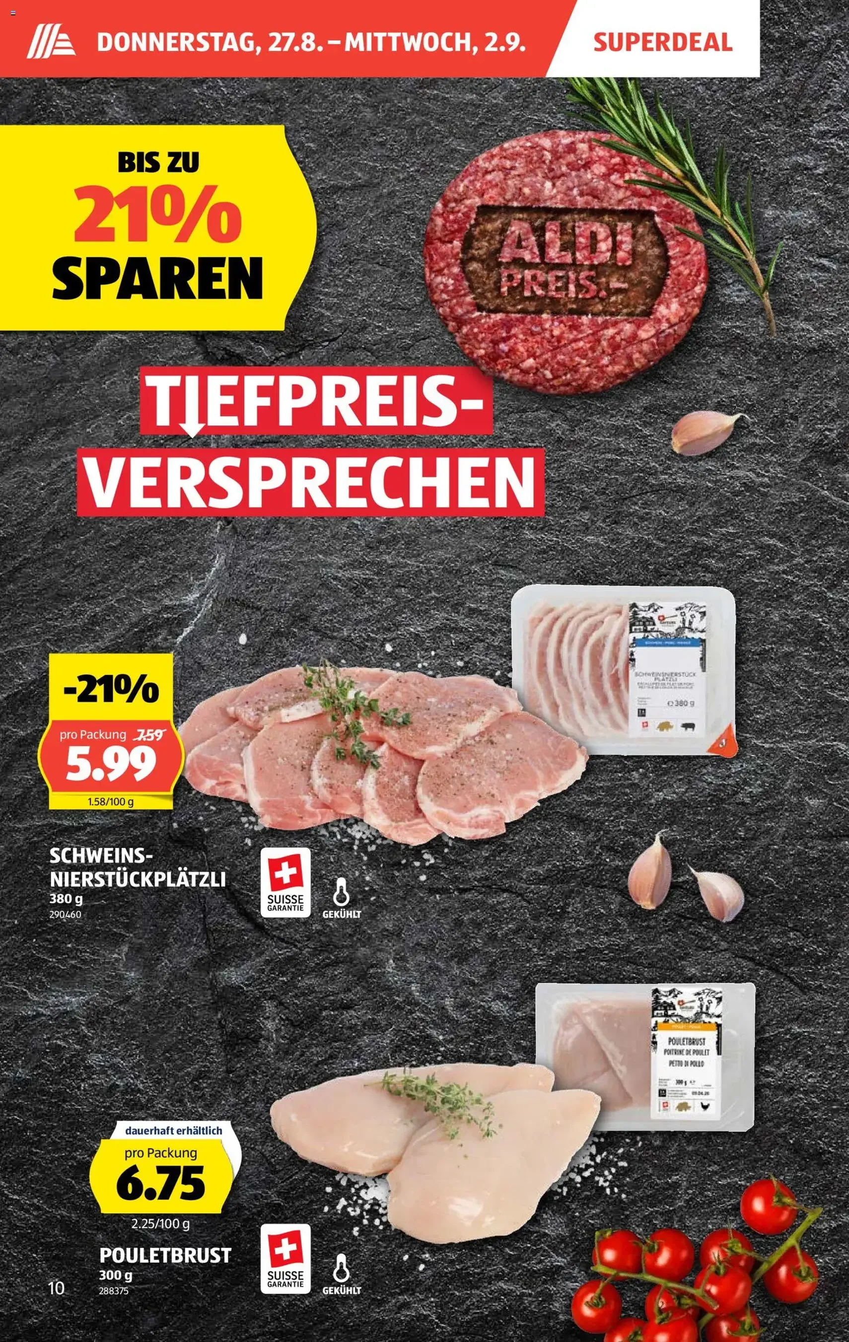 Aldi aktionen - Gültiger Prospekt ab 27.08.2026, Seite 10 von insgesamt 35