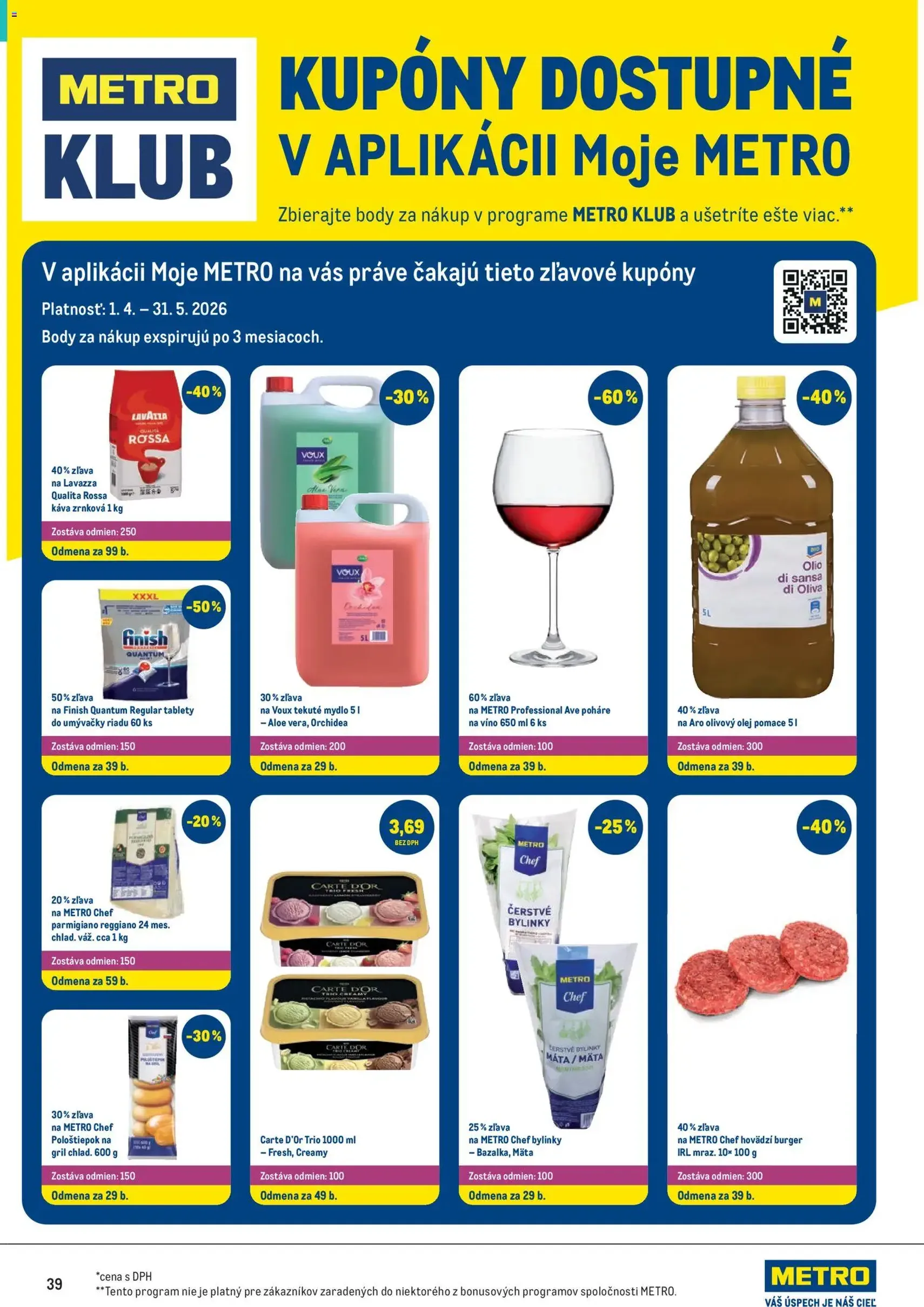 Metro leták - platný leták od 22.04.2026 strana 39 z 40