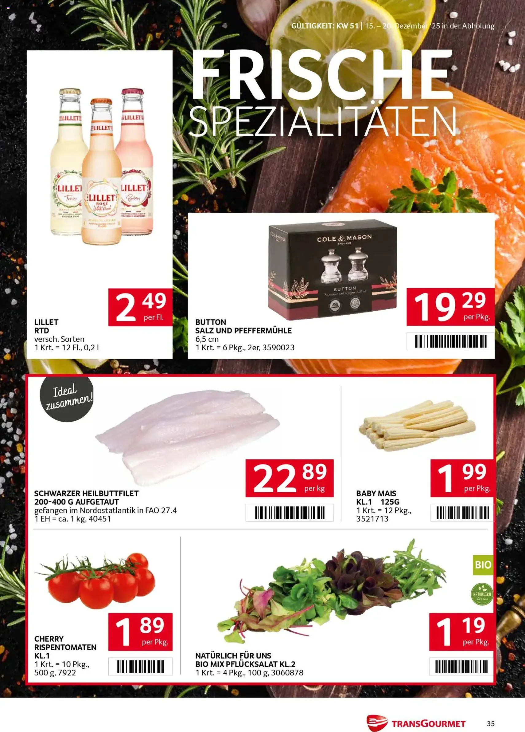 Transgourmet Flugblatt - Gültiger Prospekt ab 15.12.2025, Seite 34 von insgesamt 39