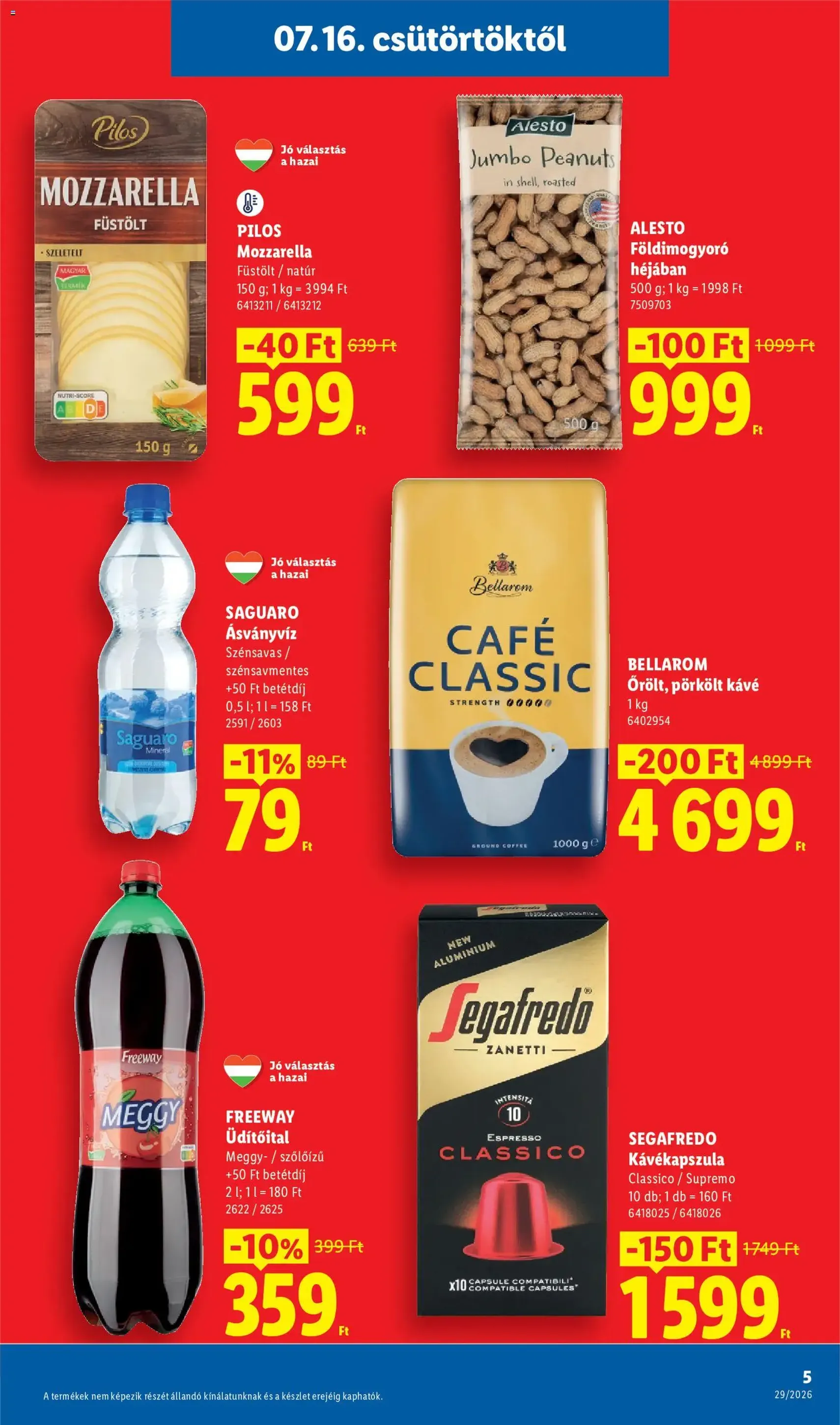 Lidl akciós újság - 2026.07.16. érvényes szórólap 5 oldal 88 oldalból