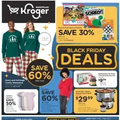 Kroger Black Friday - Flyer preview valid from 11/28/2025