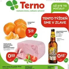 Terno leták - náhľad letáku platný od 30.10.2025 Terno leták - náhľad letáku platný od 30.10.2025