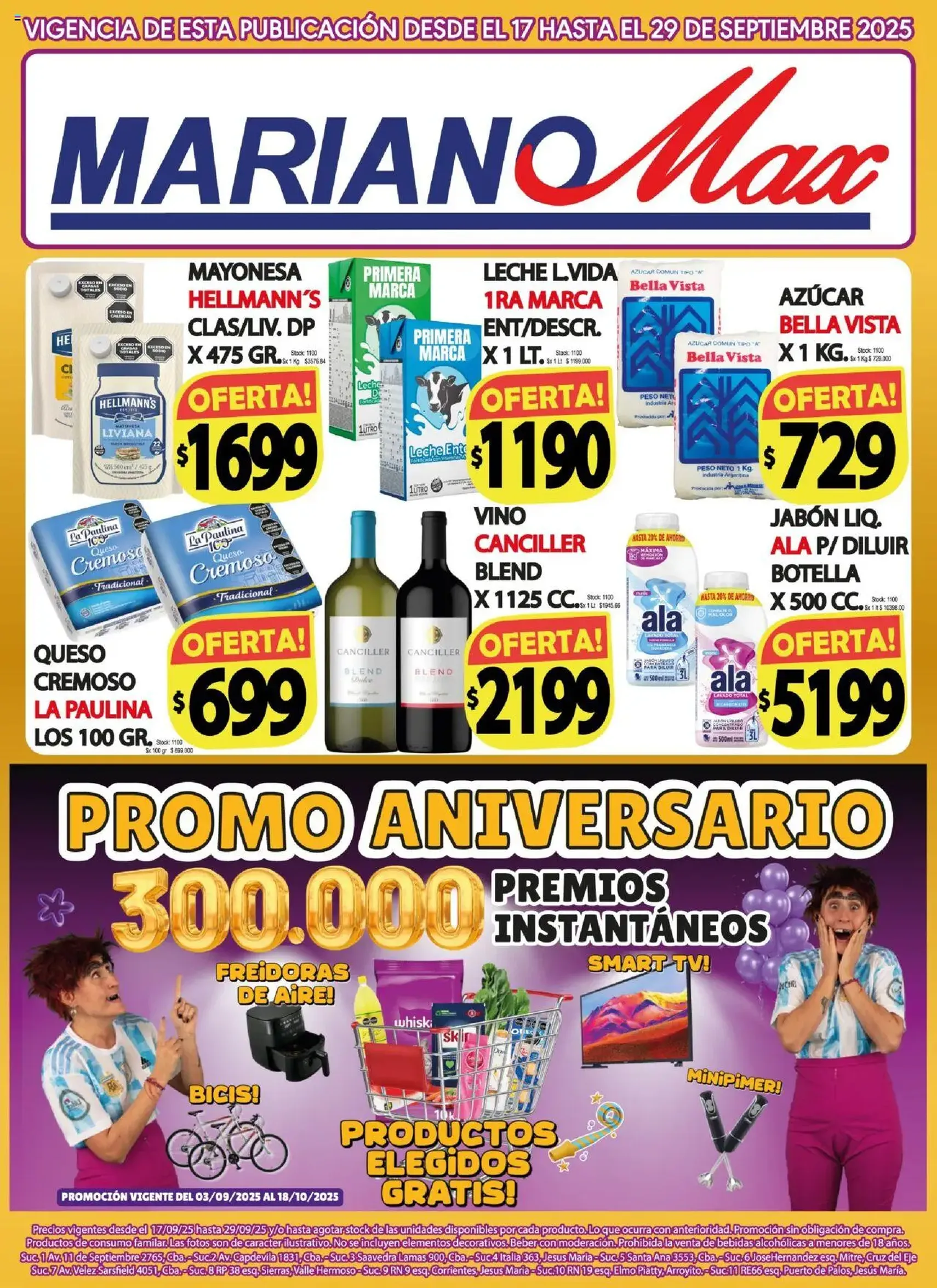 Mariano Max - Catálogo - folleto válido desde 17/09/2025 página 1 de 10