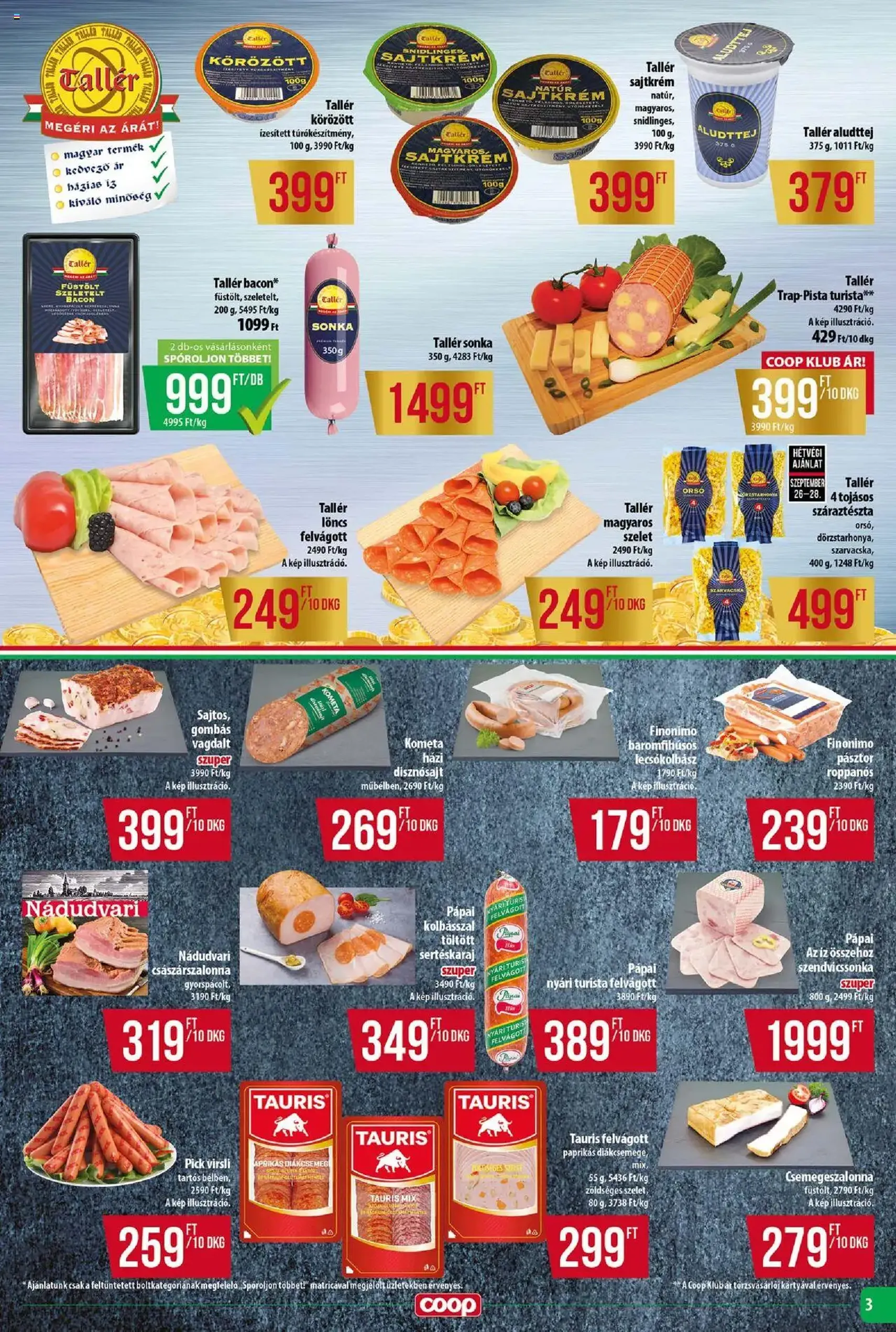 COOP Szolnok Akciós újság - 2025.09.25. érvényes szórólap 3 oldal 8 oldalból