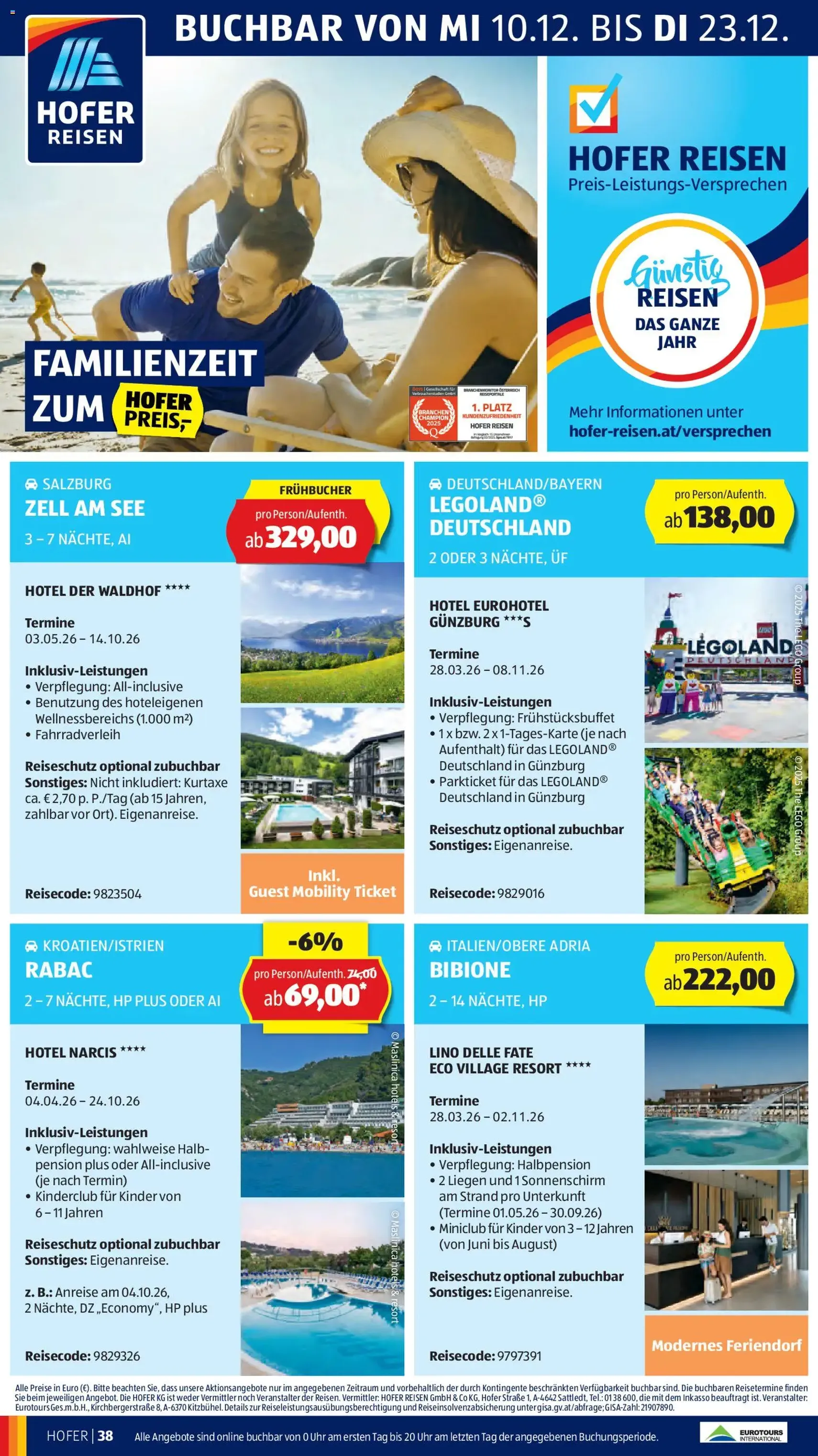 Hofer Flugblatt - Gültiger Prospekt ab 12.12.2025, Seite 50 von insgesamt 53