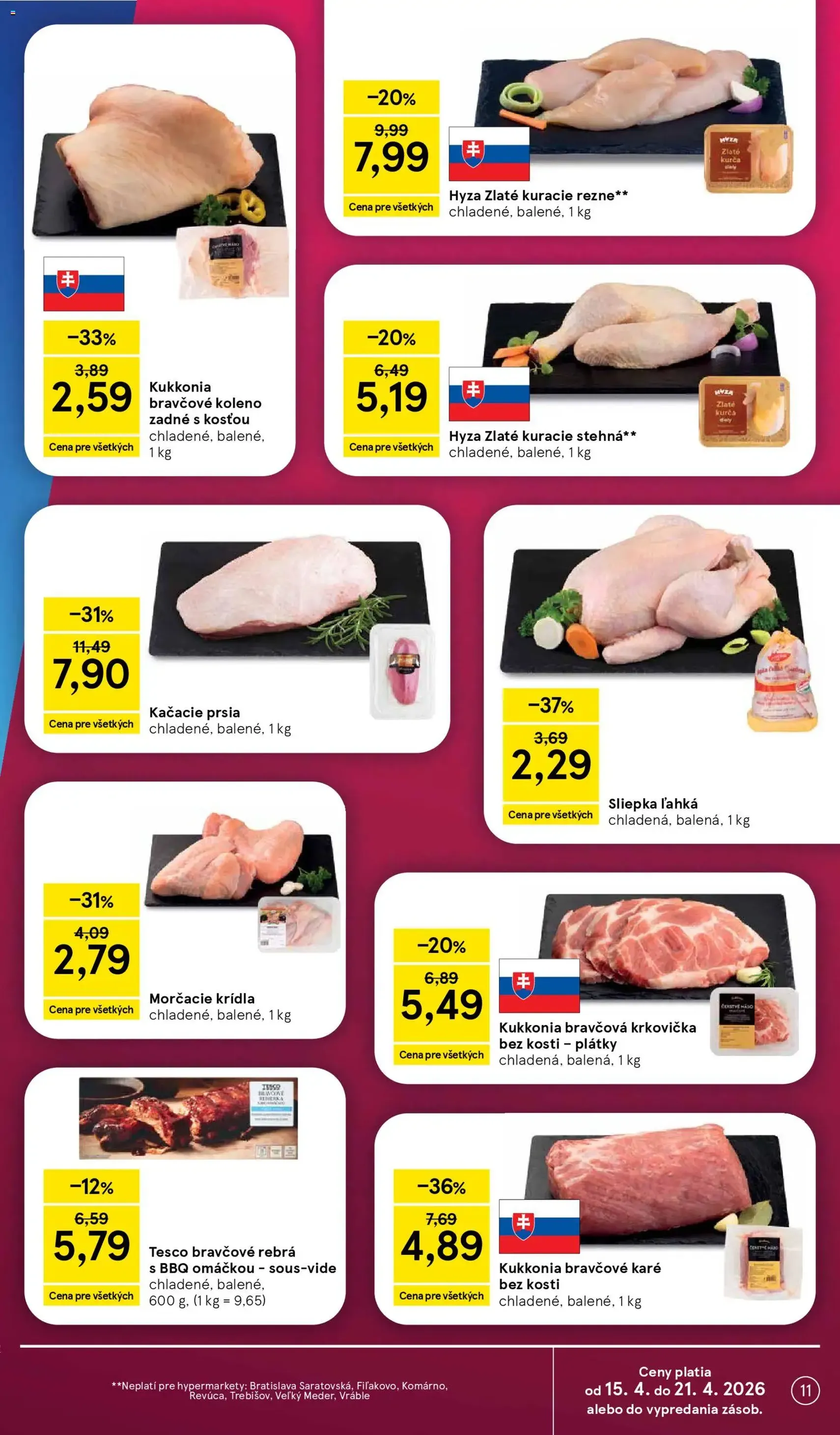 Tesco Hypermarket - leták - platný leták od 15.04.2026 strana 11 z 37