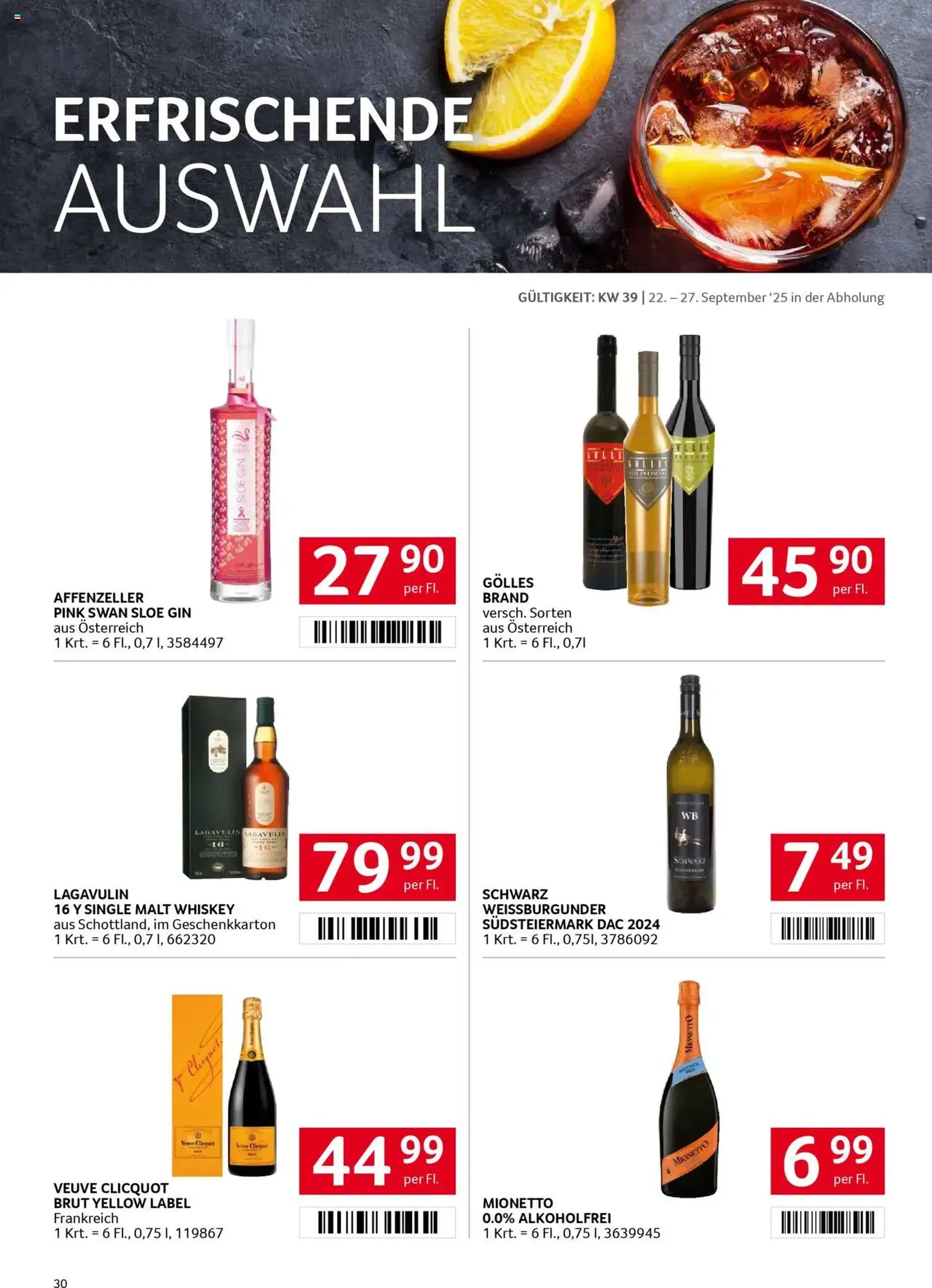 Transgourmet Flugblatt - Gültiger Prospekt ab 22.09.2025, Seite 28 von insgesamt 30 Transgourmet Flugblatt - Gültiger Prospekt ab 22.09.2025, Seite 28 von insgesamt 30