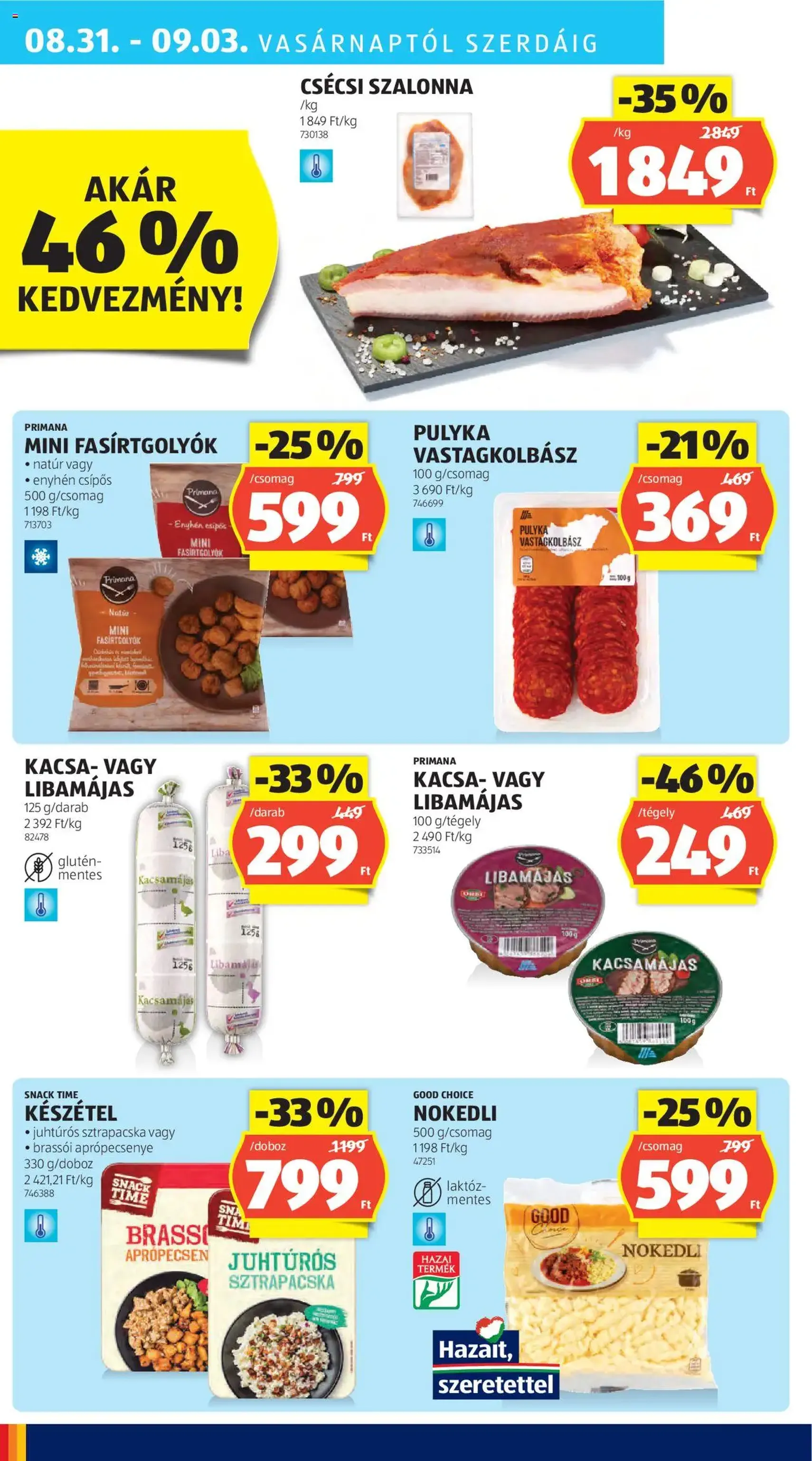 Aldi Akciós újság - 2025.08.28. érvényes szórólap 24 oldal 44 oldalból Aldi Akciós újság - 2025.08.28. érvényes szórólap 24 oldal 44 oldalból