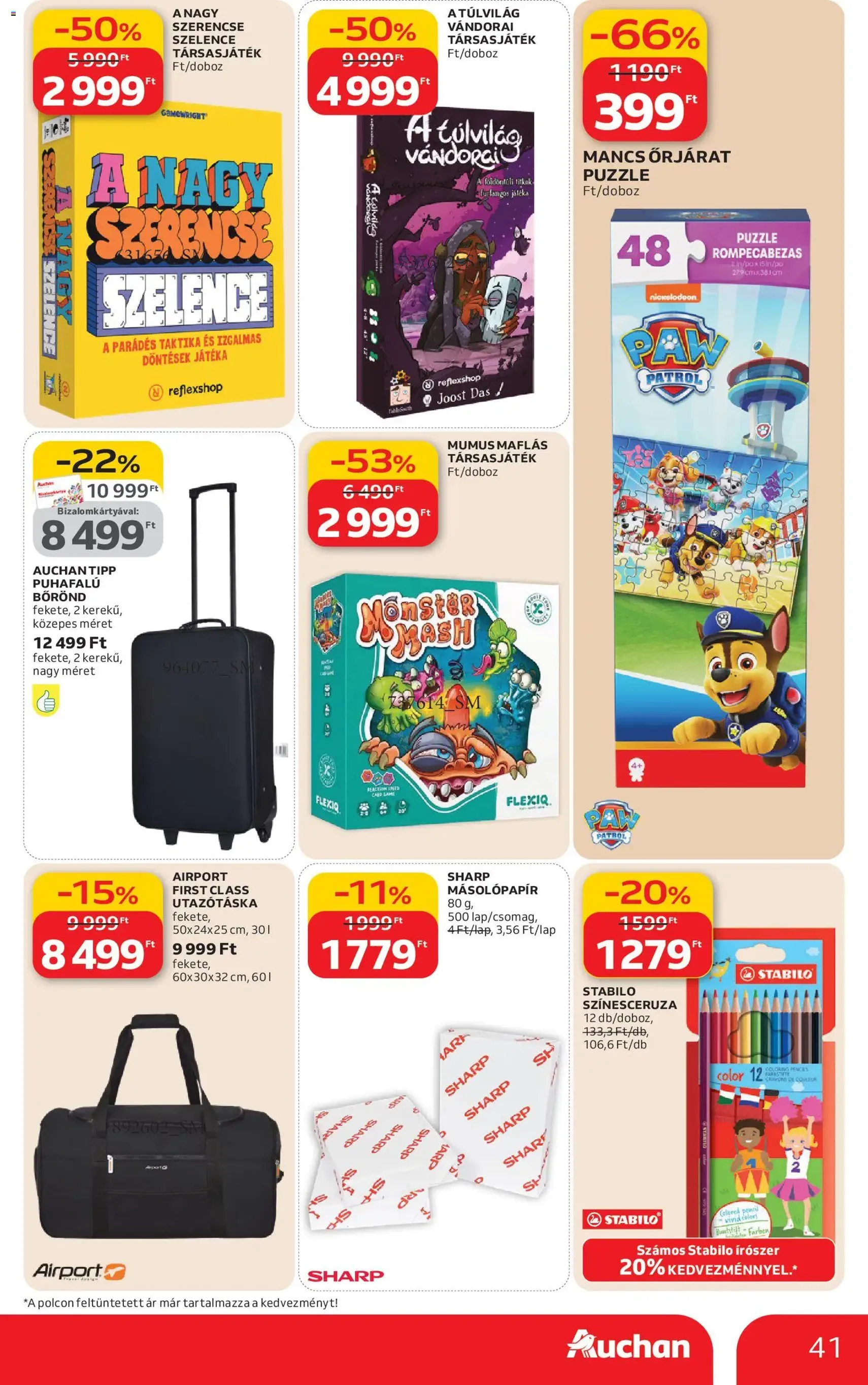 Auchan Akciós újság - 2026.02.19. érvényes szórólap 41 oldal 52 oldalból