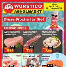 Wurstico Abholmarkt Flugblatt - Prospekt Vorschau gültig ab 31.07.2025