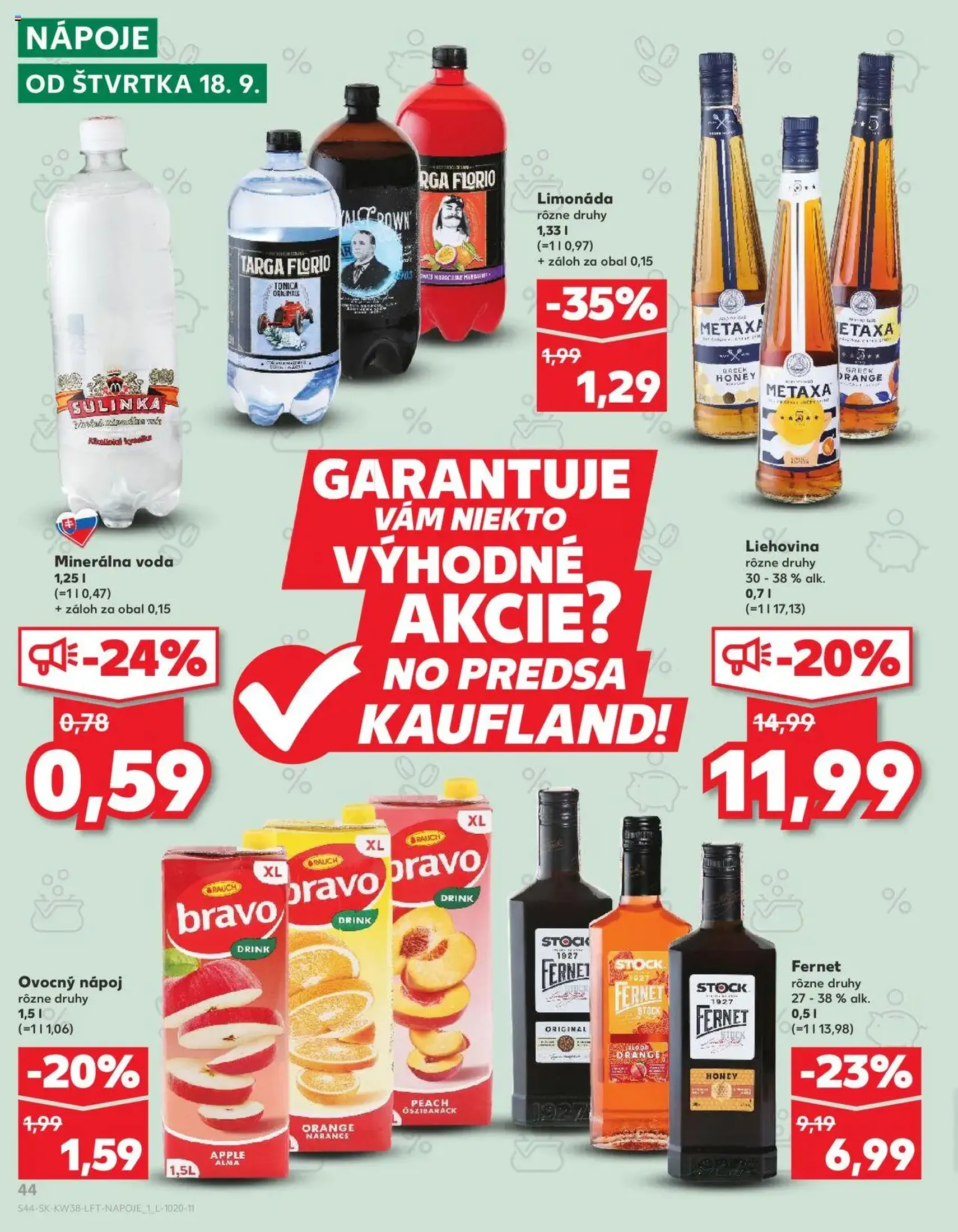 Kaufland Bratislava-Avion - platný leták od 18.09.2025 strana 44 z 76