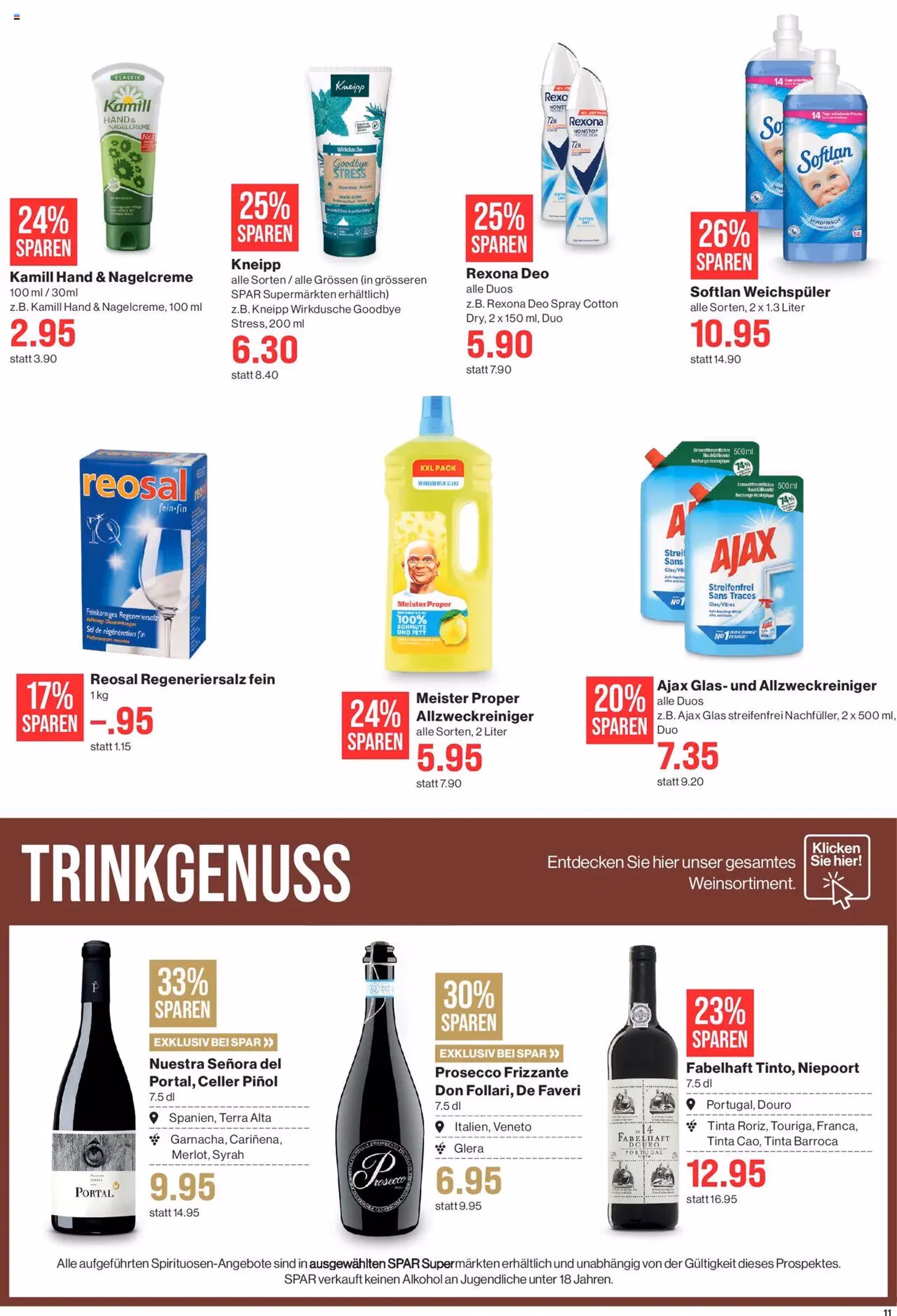 SPAR Aktionen - Gültiger Prospekt ab 02.10.2025, Seite 11 von insgesamt 24