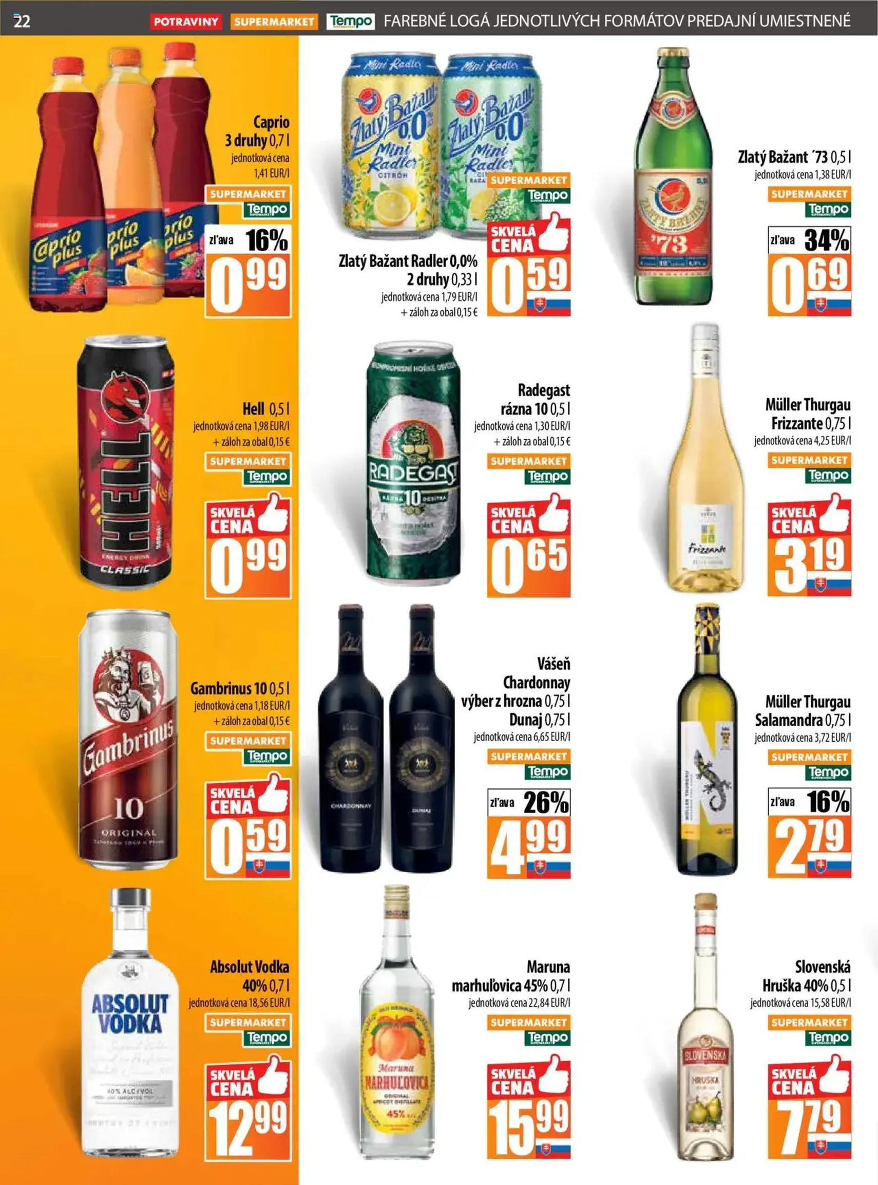 COOP Jednota leták - platný leták od 07.08.2025 strana 22 z 28 COOP Jednota leták - platný leták od 07.08.2025 strana 22 z 28