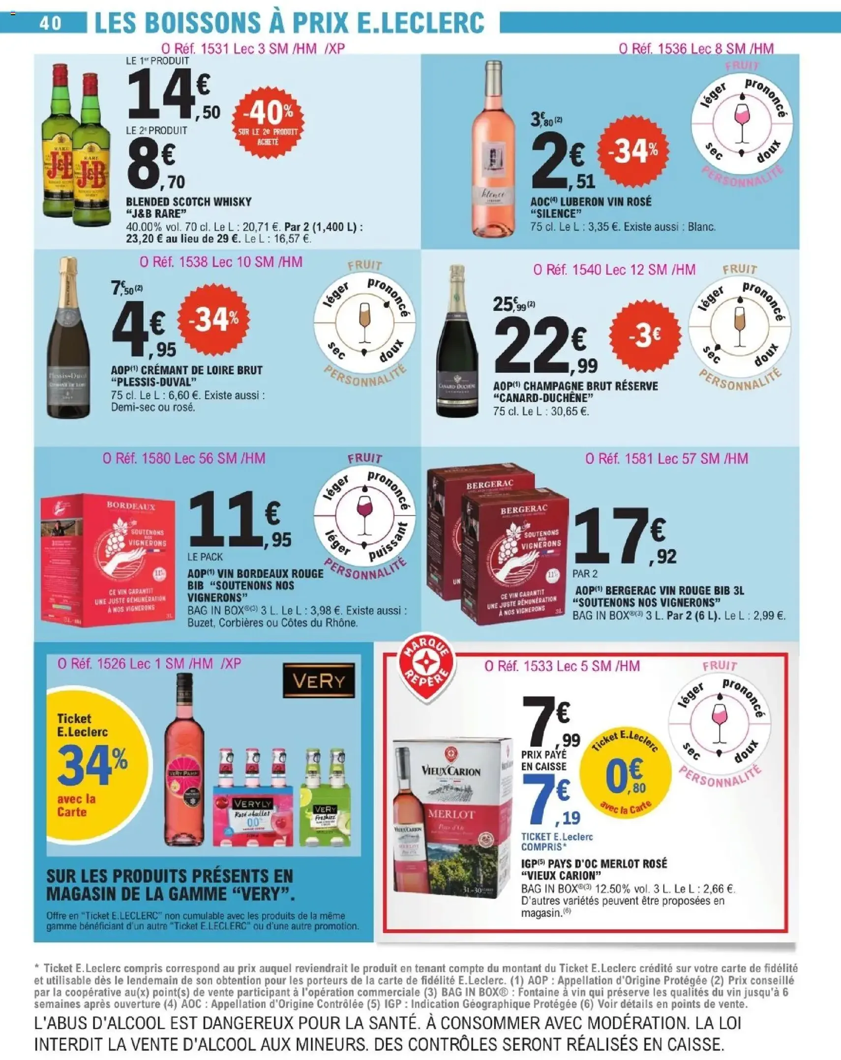 E.Leclerc catalogue de la semaine 22 - brochure valable à partir du 26/05/2026, page 40 sur 66