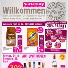Sutterlüty Flugblatt - Prospekt Vorschau gültig ab 23.04.2026