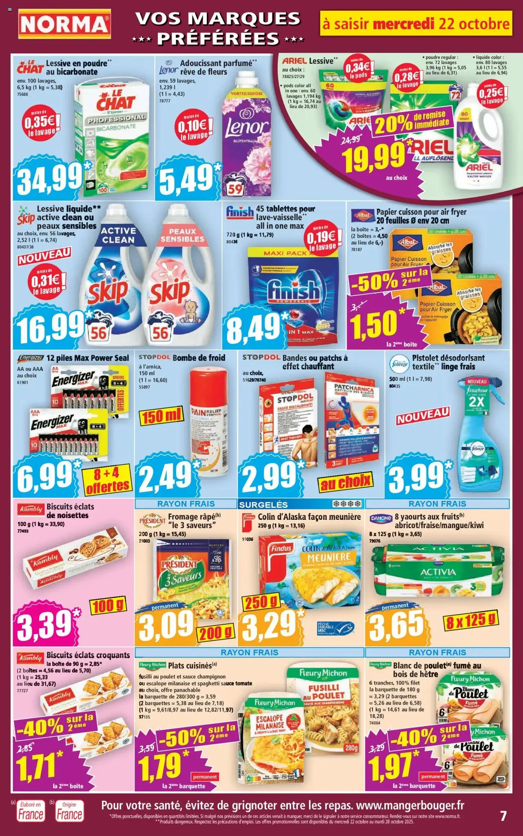 Norma catalogue - brochure valable à partir du 22/10/2025, page 7 sur 12 Norma catalogue - brochure valable à partir du 22/10/2025, page 7 sur 12