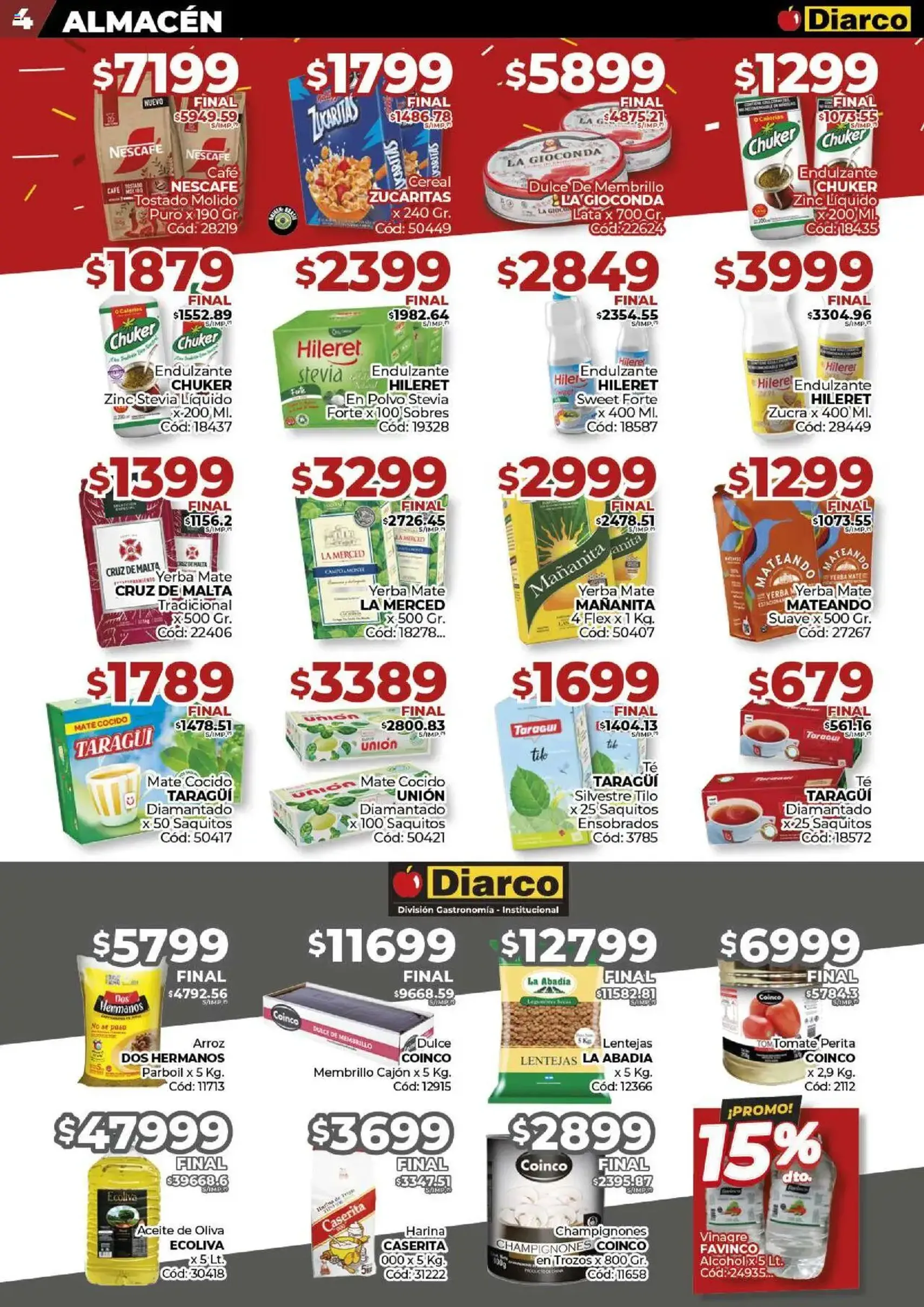 Diarco ofertas - folleto válido desde 08/09/2025 página 4 de 23