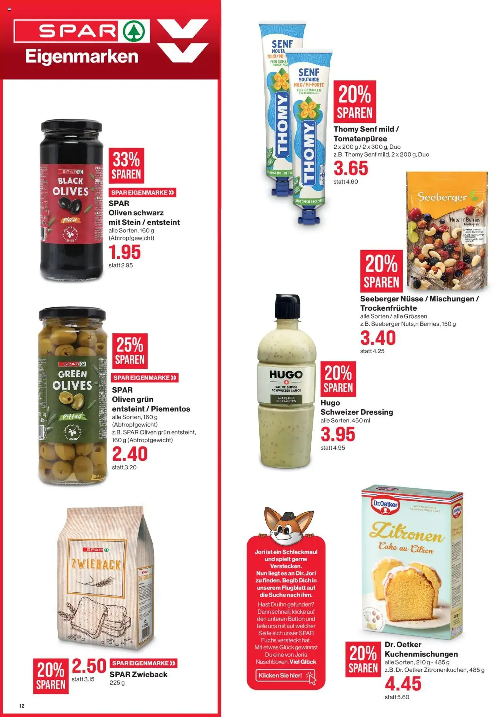 SPAR Aktionen - Gültiger Prospekt ab 28.08.2025, Seite 12 von insgesamt 24 SPAR Aktionen - Gültiger Prospekt ab 28.08.2025, Seite 12 von insgesamt 24
