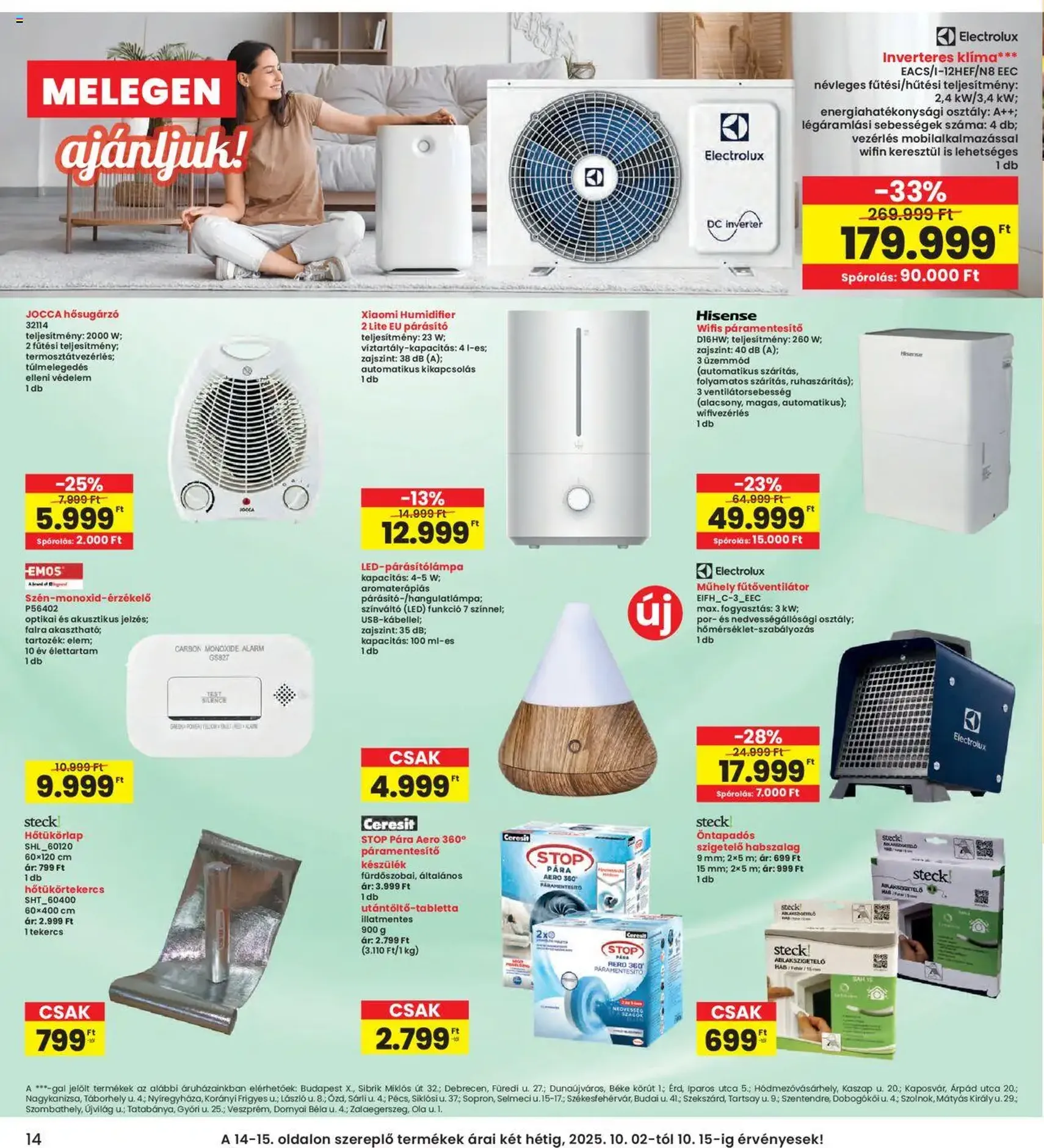 Interspar Akciós újság - 2025.10.02. érvényes szórólap 14 oldal 18 oldalból Interspar Akciós újság - 2025.10.02. érvényes szórólap 14 oldal 18 oldalból