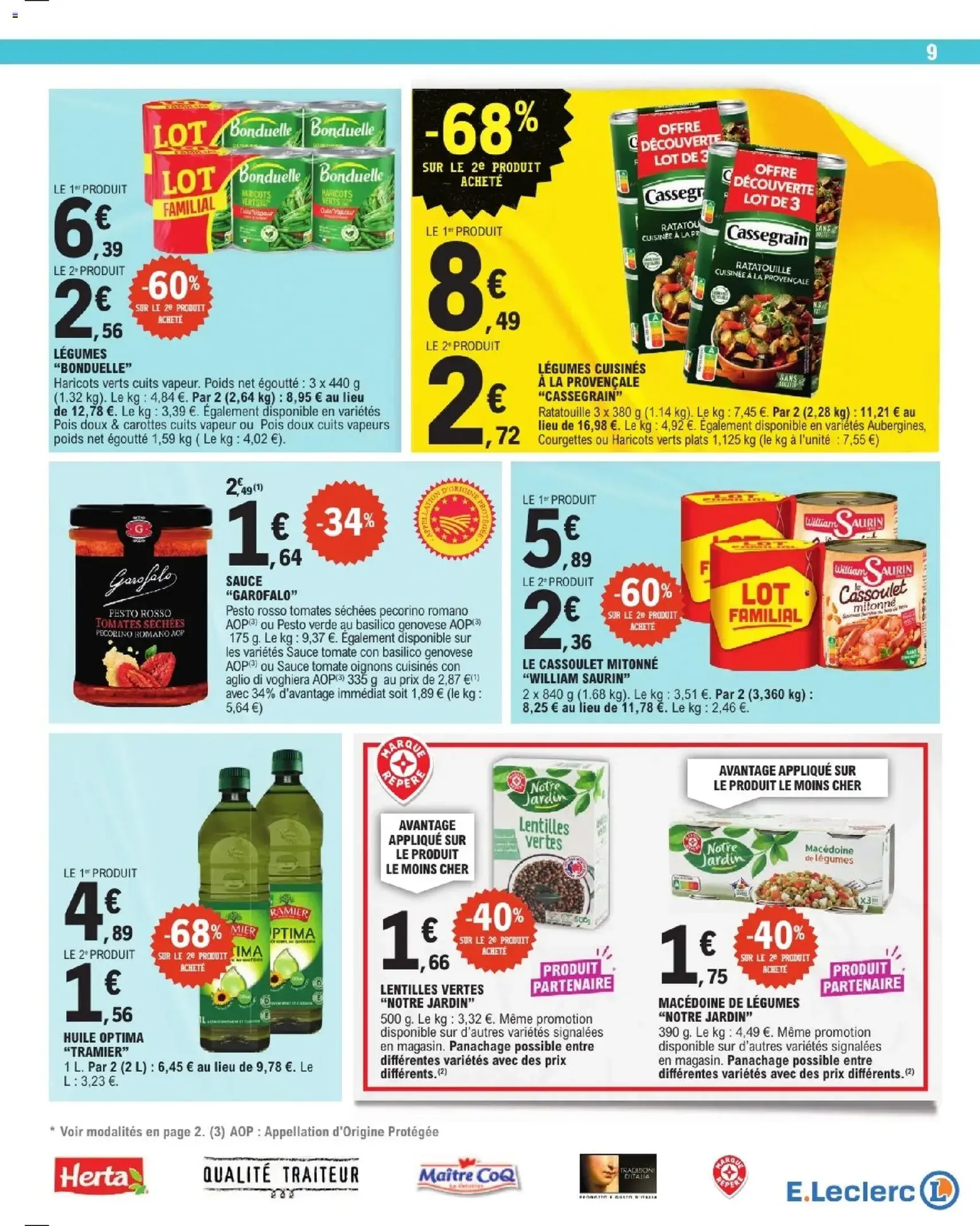 E.Leclerc catalogue de la semaine 17 - brochure valable à partir du 21/04/2026, page 9 sur 44