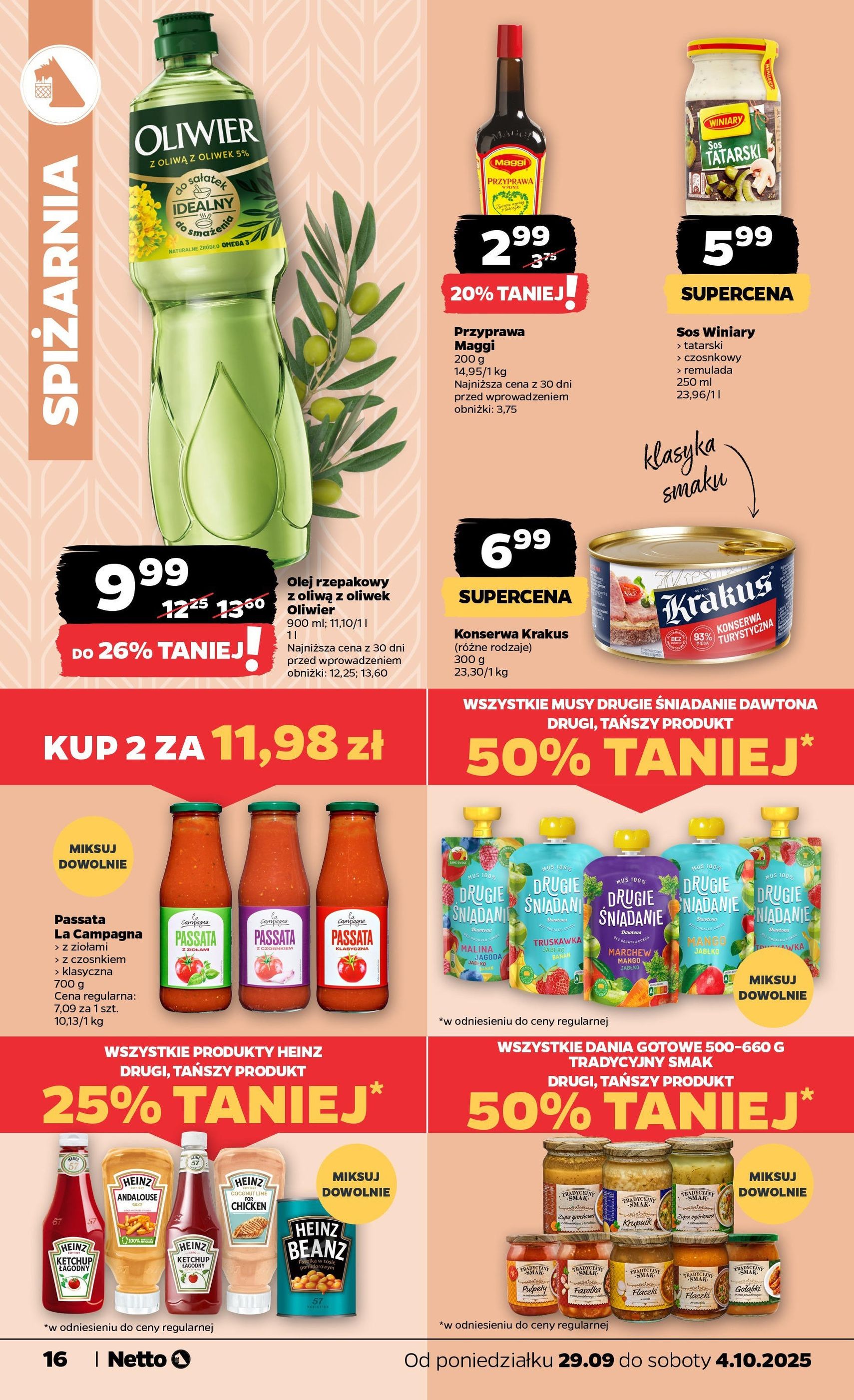 Netto gazetka - Spożywcza - ważny gazetka od 29.09.2025 strona 16 z 31 Netto gazetka - Spożywcza - ważny gazetka od 29.09.2025 strona 16 z 31