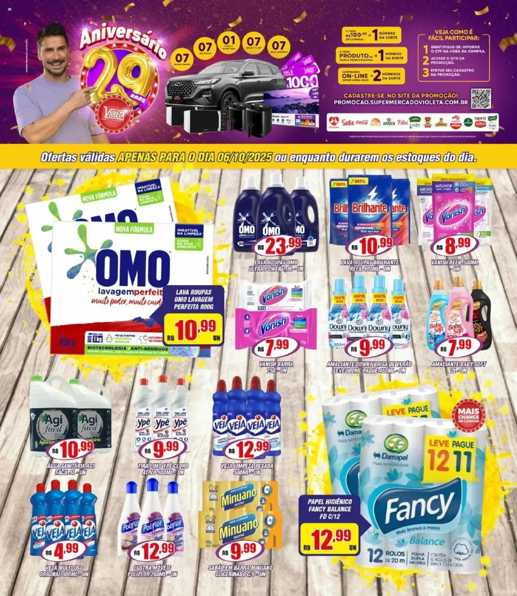 Violeta Supermercados - Ofertas da semana - folheto válido a partir de 06/10/2025 página 1 de 2