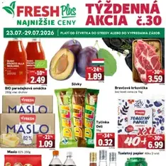Fresh leták - náhľad letáku platný od 23.07.2026