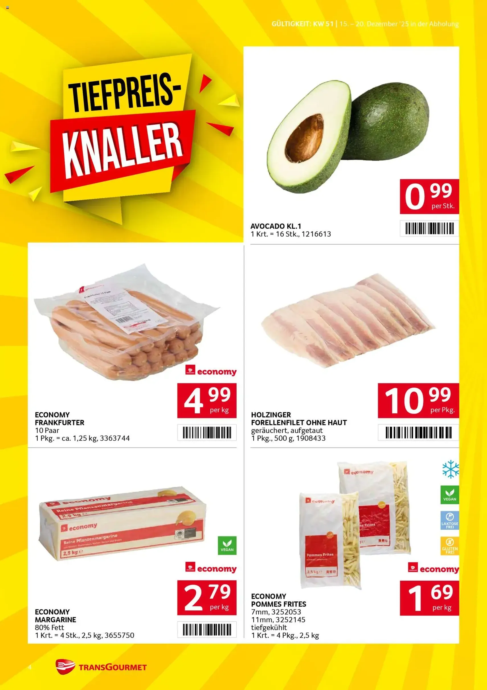 Transgourmet Flugblatt - Gültiger Prospekt ab 15.12.2025, Seite 4 von insgesamt 39