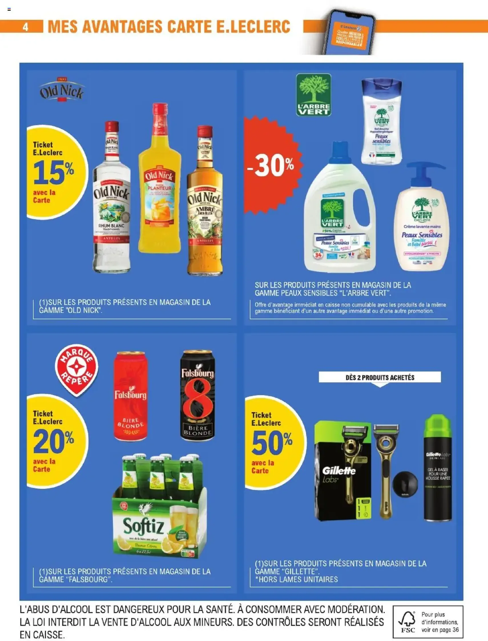 E.Leclerc catalogue semaine 34 - brochure valable à partir du 12/08/2025, page 4 sur 40