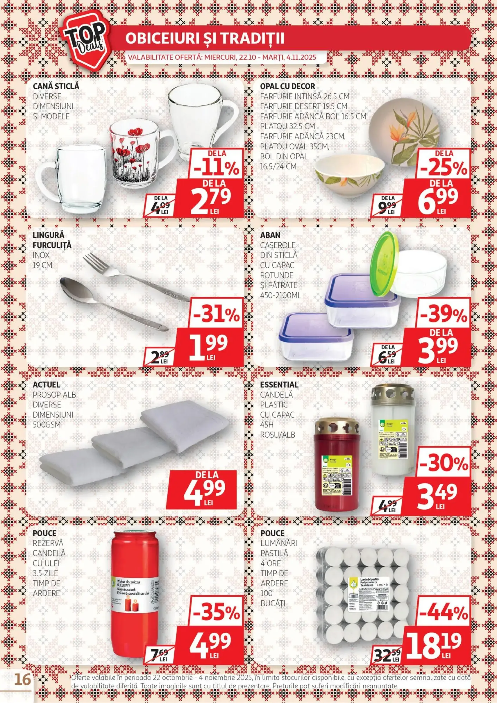 Catalog Auchan - cataloage valabile începând cu 22.10.2025 pagina 16 din 22 Catalog Auchan - cataloage valabile începând cu 22.10.2025 pagina 16 din 22