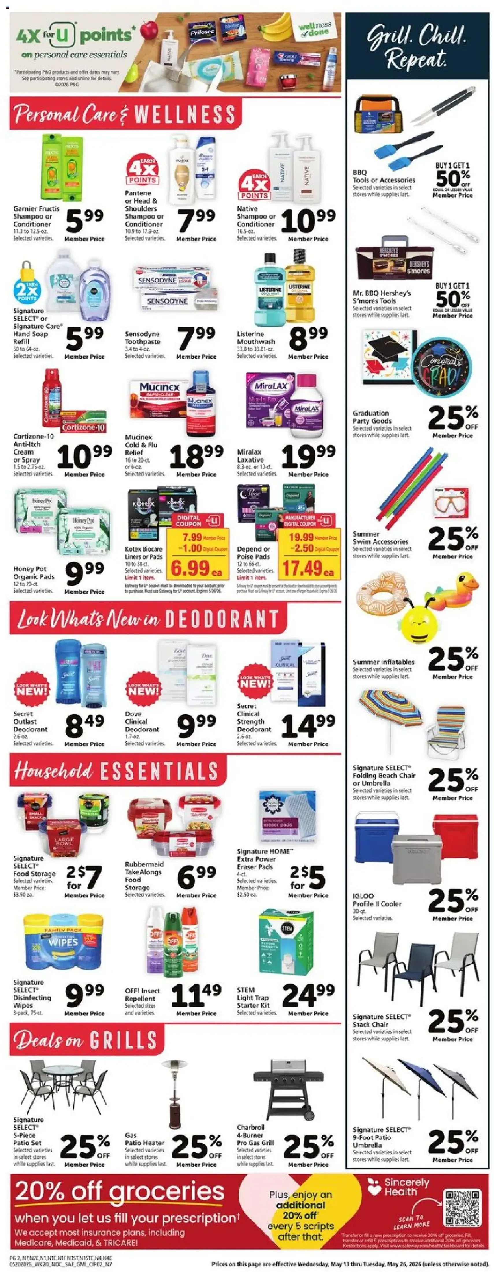 Safeway Weekly Ad - valid flyer from 05/20/2026, page 13 of 14