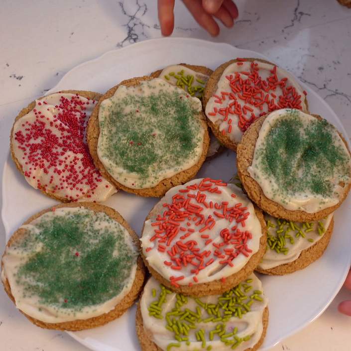 Biscotti di natale senza burro