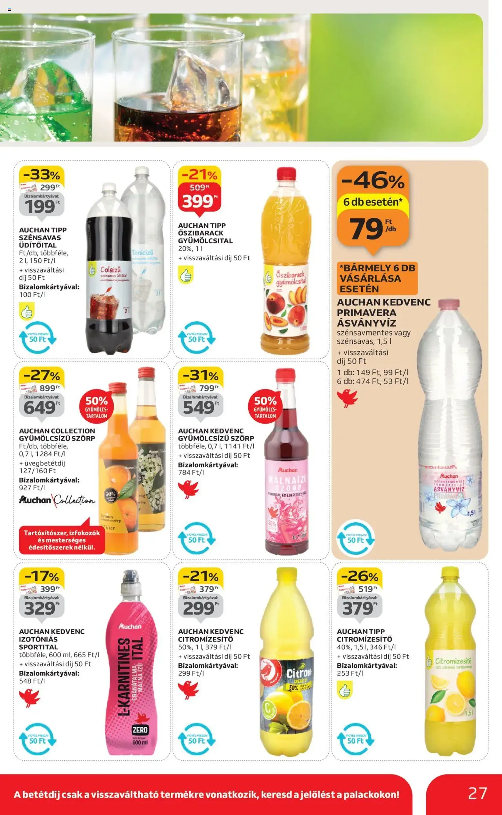 Auchan Akciós újság - 2025.10.24. érvényes szórólap 27 oldal 52 oldalból Auchan Akciós újság - 2025.10.24. érvényes szórólap 27 oldal 52 oldalból