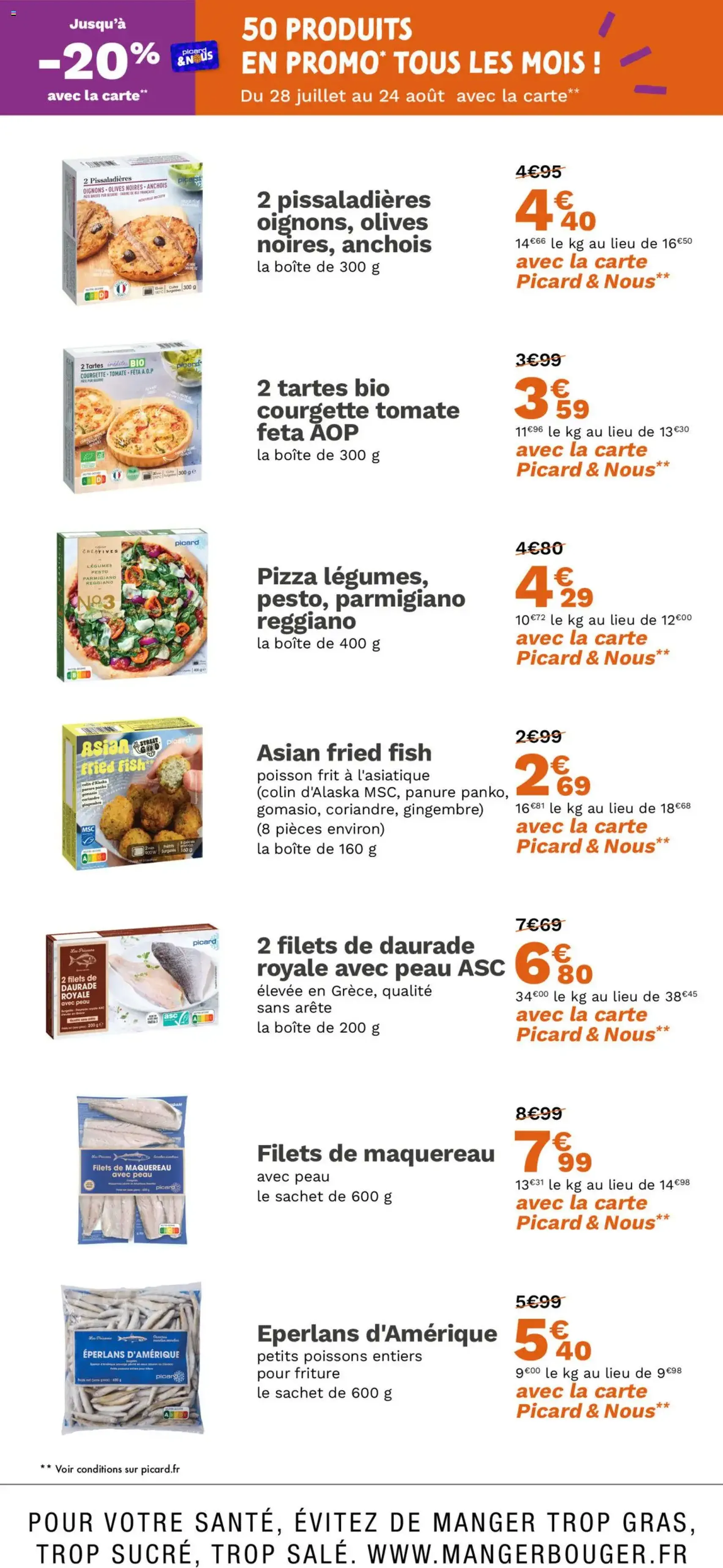 Picard catalogue - brochure valable à partir du 28/07/2025, page 3 sur 12 Picard catalogue - brochure valable à partir du 28/07/2025, page 3 sur 12