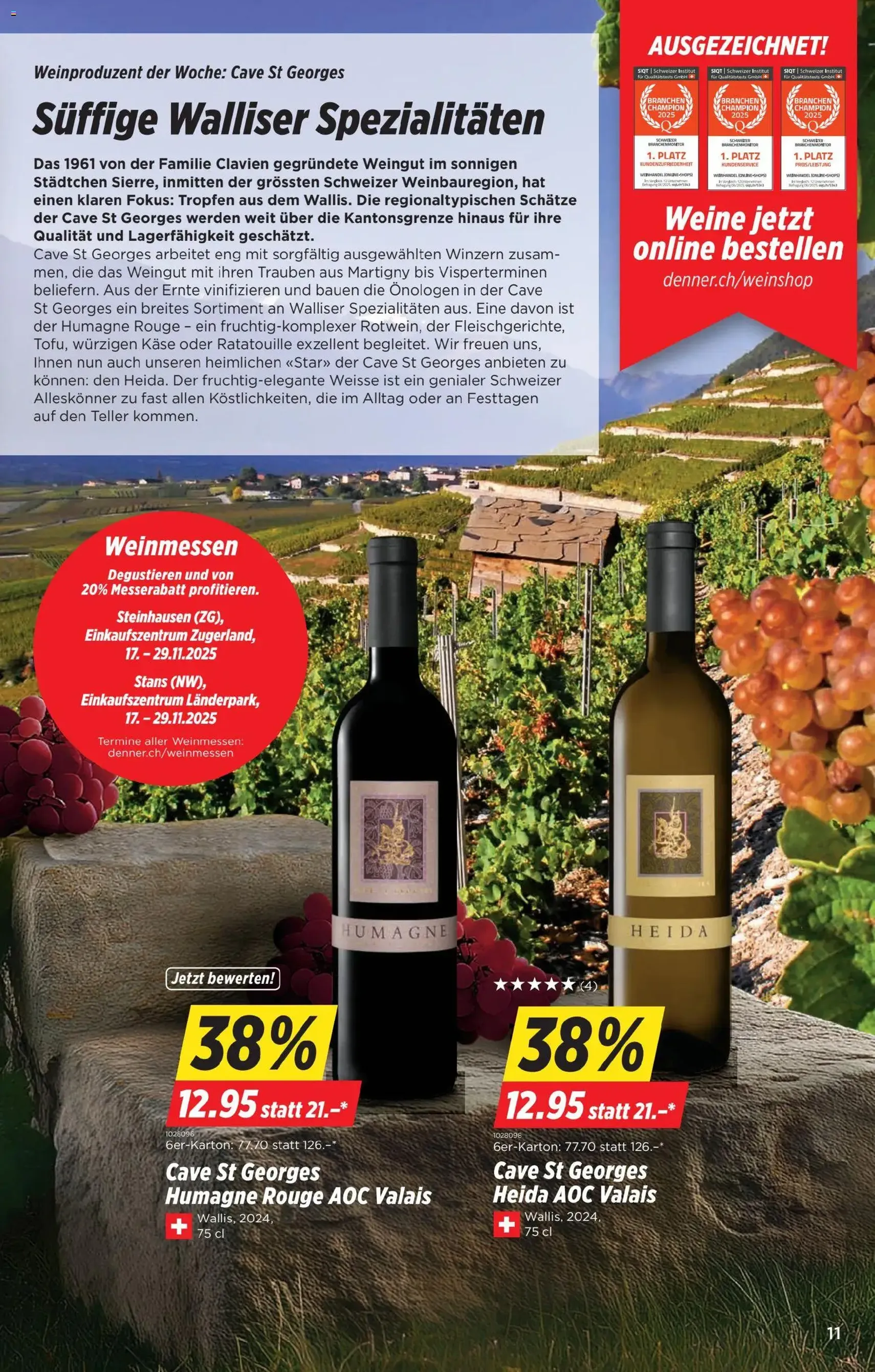 Denner Aktionen - Gültiger Prospekt ab 11.11.2025, Seite 11 von insgesamt 24