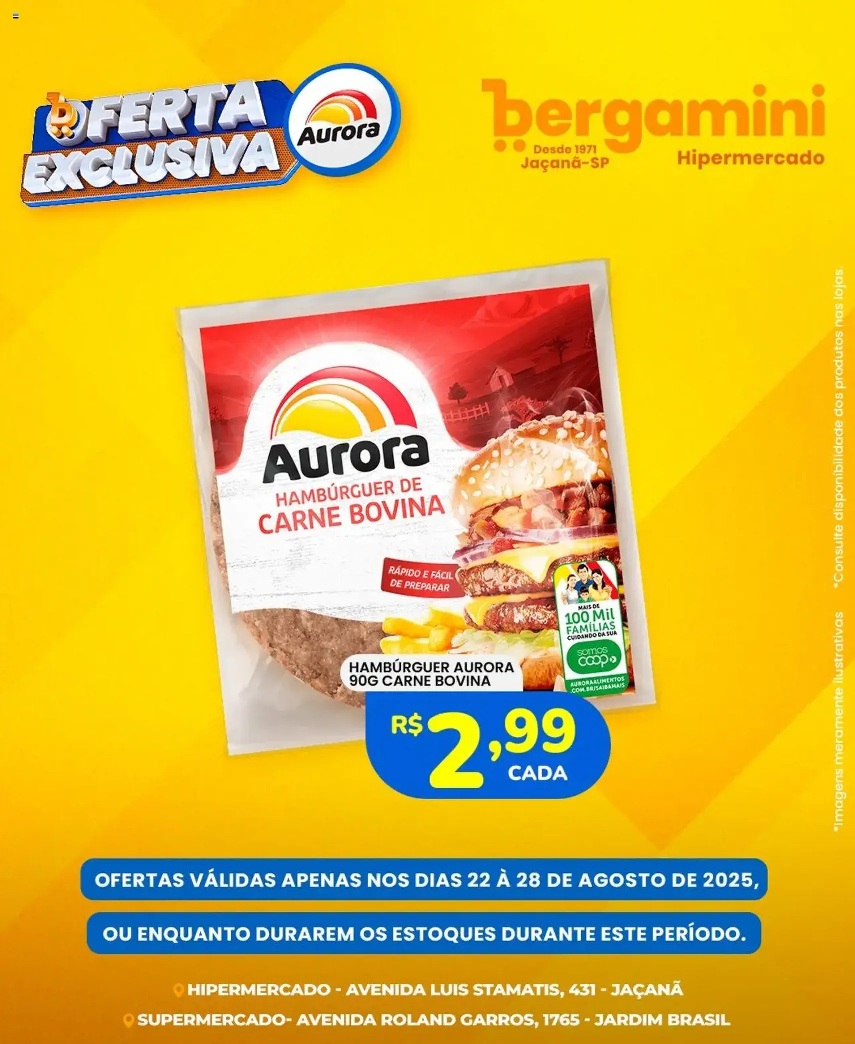 Supermercado Bergamini - Ofertas Aurora - folheto válido a partir de 22/08/2025 página 3 de 6