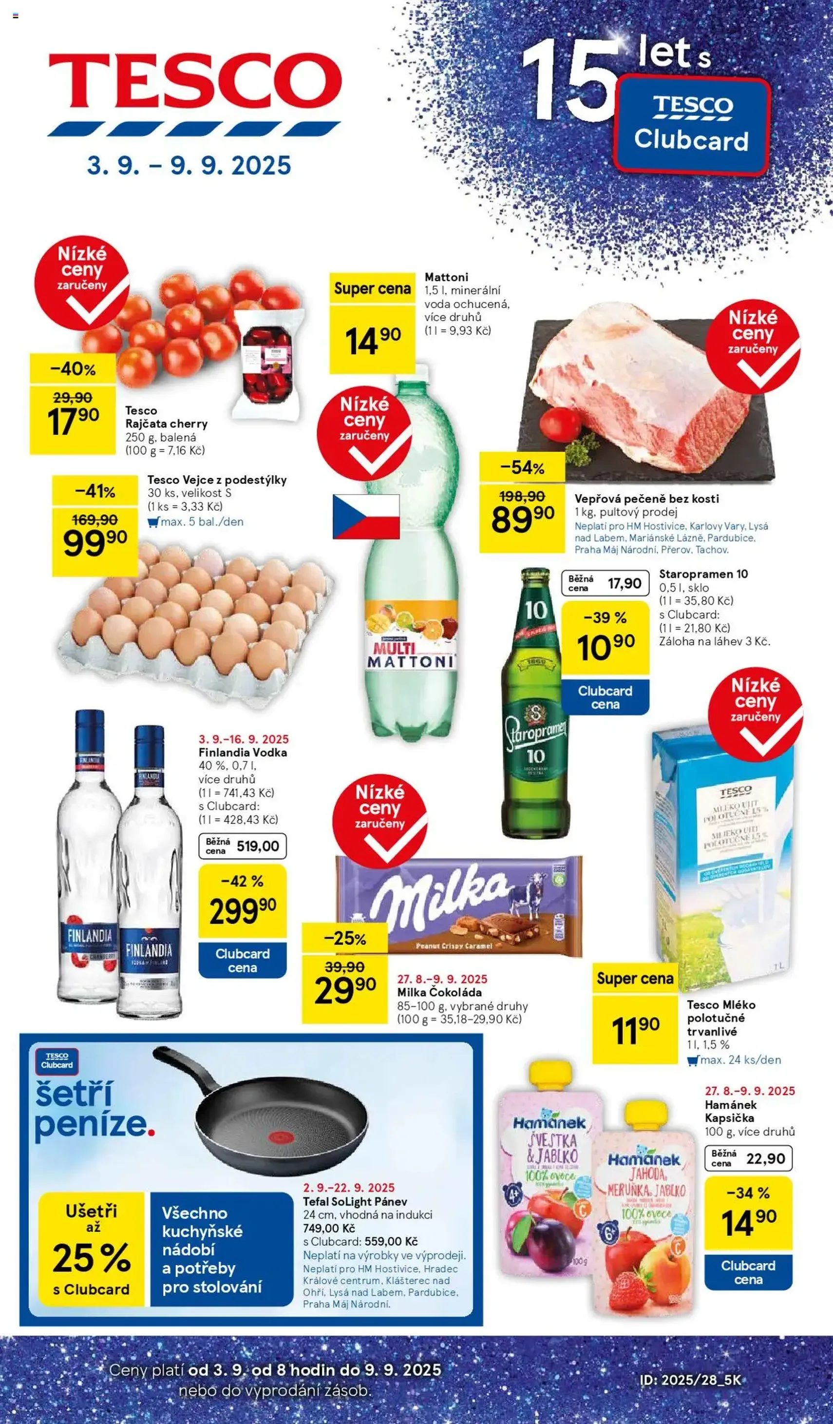 Tesco leták - Hypermarket - platný leták od 03.09.2025 strana 1 z 31 Tesco leták - Hypermarket - platný leták od 03.09.2025 strana 1 z 31