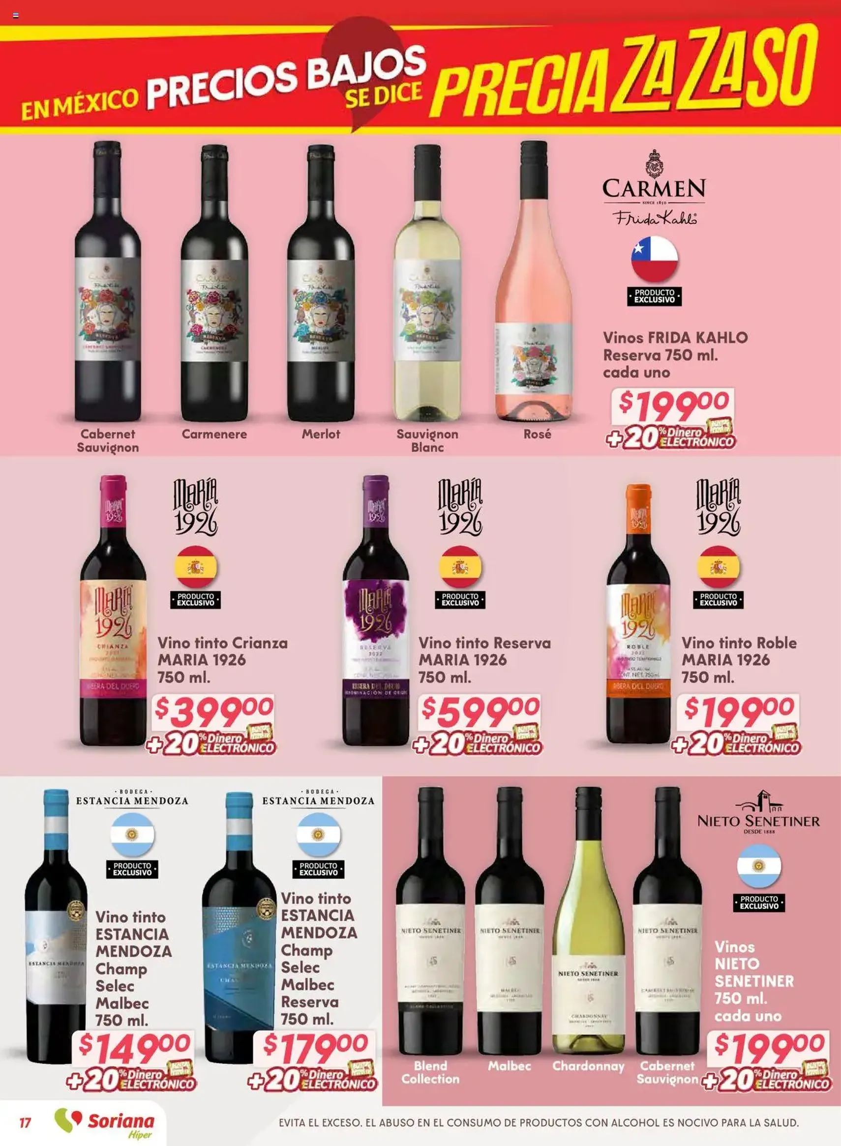 Soriana - Preciazazaso Híper: Ags, Col, Gto, Jal, Mich - folleto válido desde 14/08/2025 página 17 de 55 Soriana - Preciazazaso Híper: Ags, Col, Gto, Jal, Mich - folleto válido desde 14/08/2025 página 17 de 55