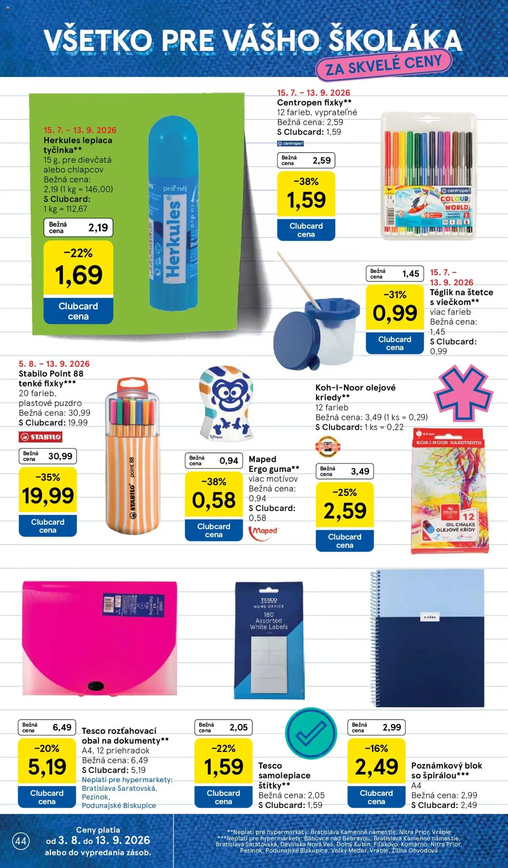 Tesco Hypermarket - leták - platný leták od 19.08.2026 strana 44 z 50