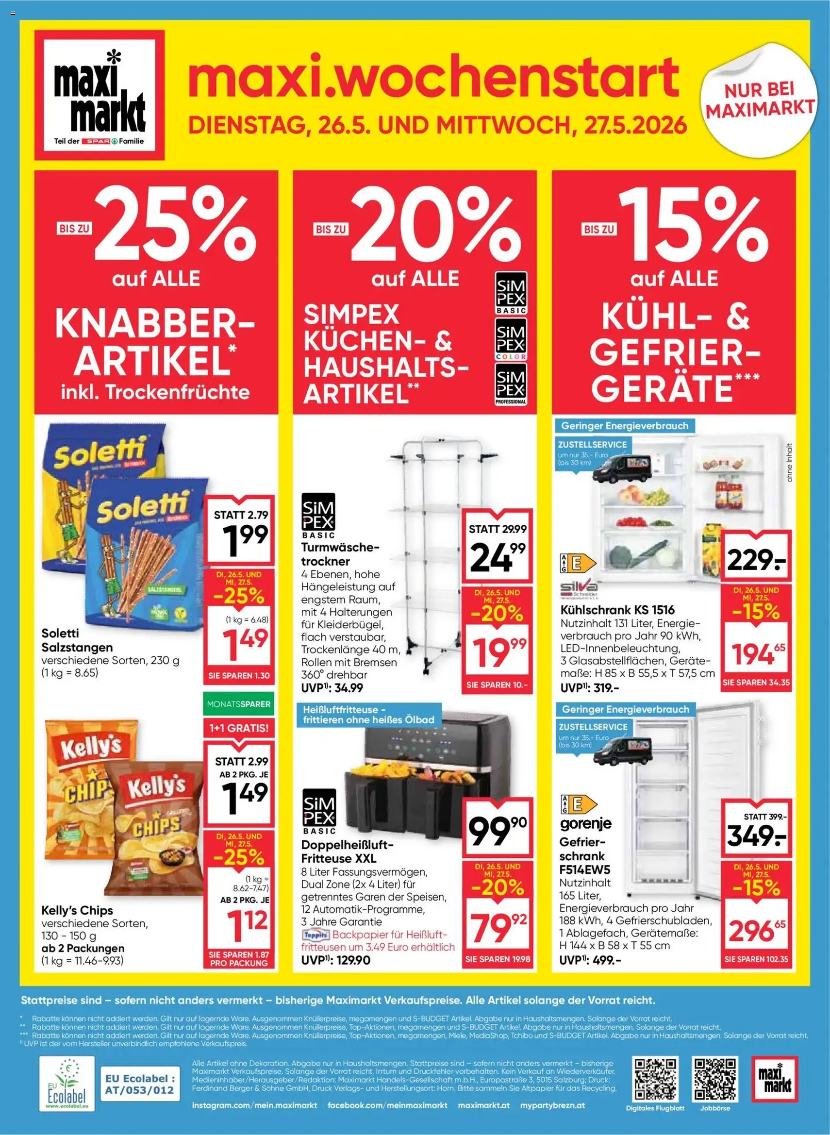 Maximarkt Flugblatt - Gültiger Prospekt ab 21.05.2026, Seite 24 von insgesamt 24