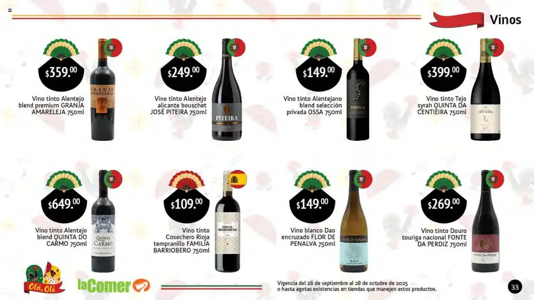 La Comer folleto Olá, Olé - folleto válido desde 26/09/2025 página 33 de 64 La Comer folleto Olá, Olé - folleto válido desde 26/09/2025 página 33 de 64