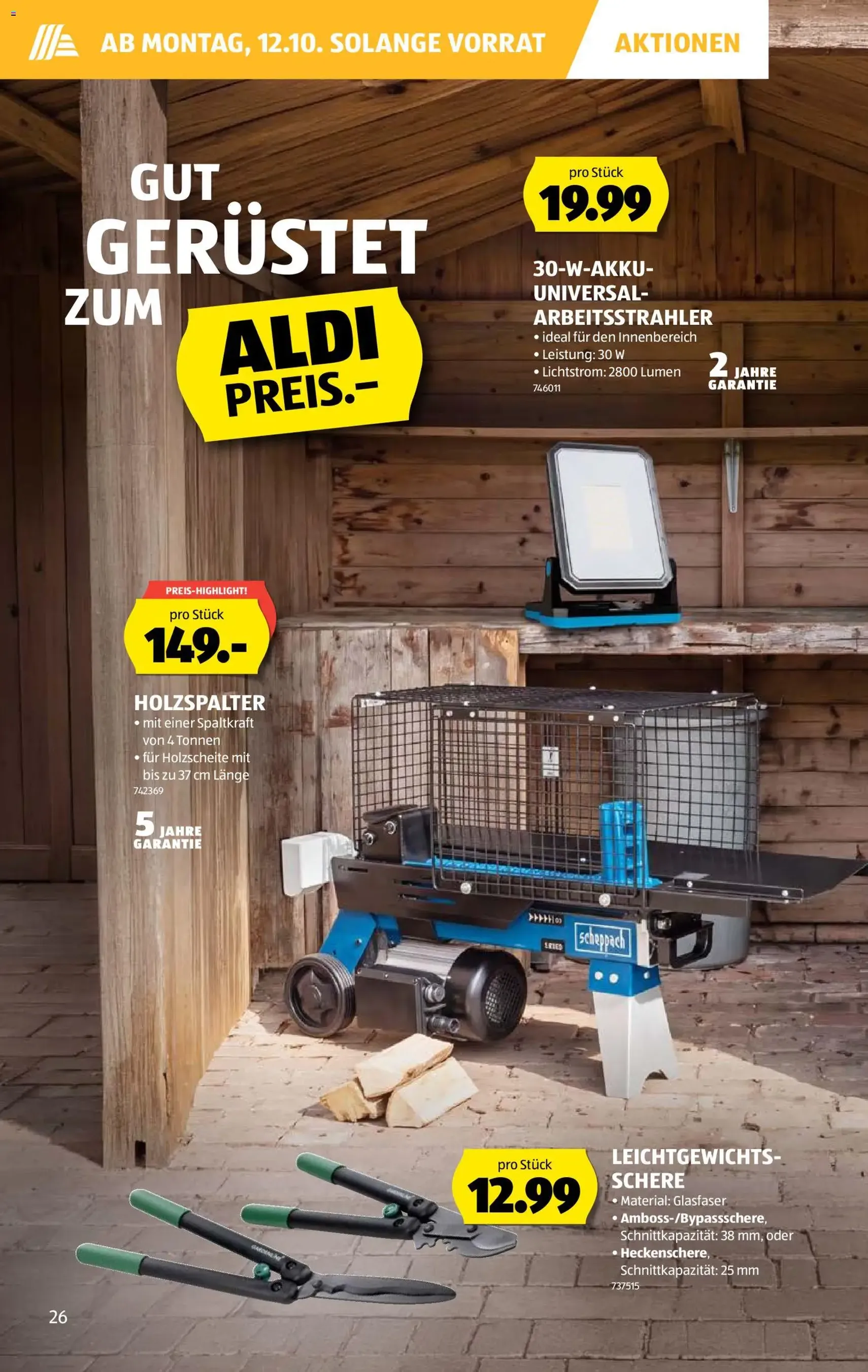 Aldi aktionen - Gültiger Prospekt ab 08.10.2026, Seite 26 von insgesamt 34