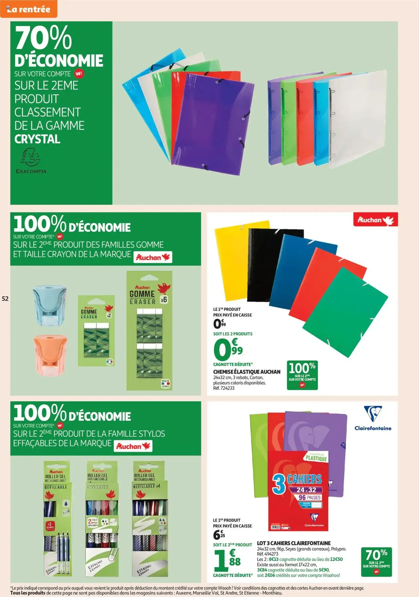 Auchan prospectus - brochure valable à partir du 16/07/2025, page 52 sur 58 Auchan prospectus - brochure valable à partir du 16/07/2025, page 52 sur 58