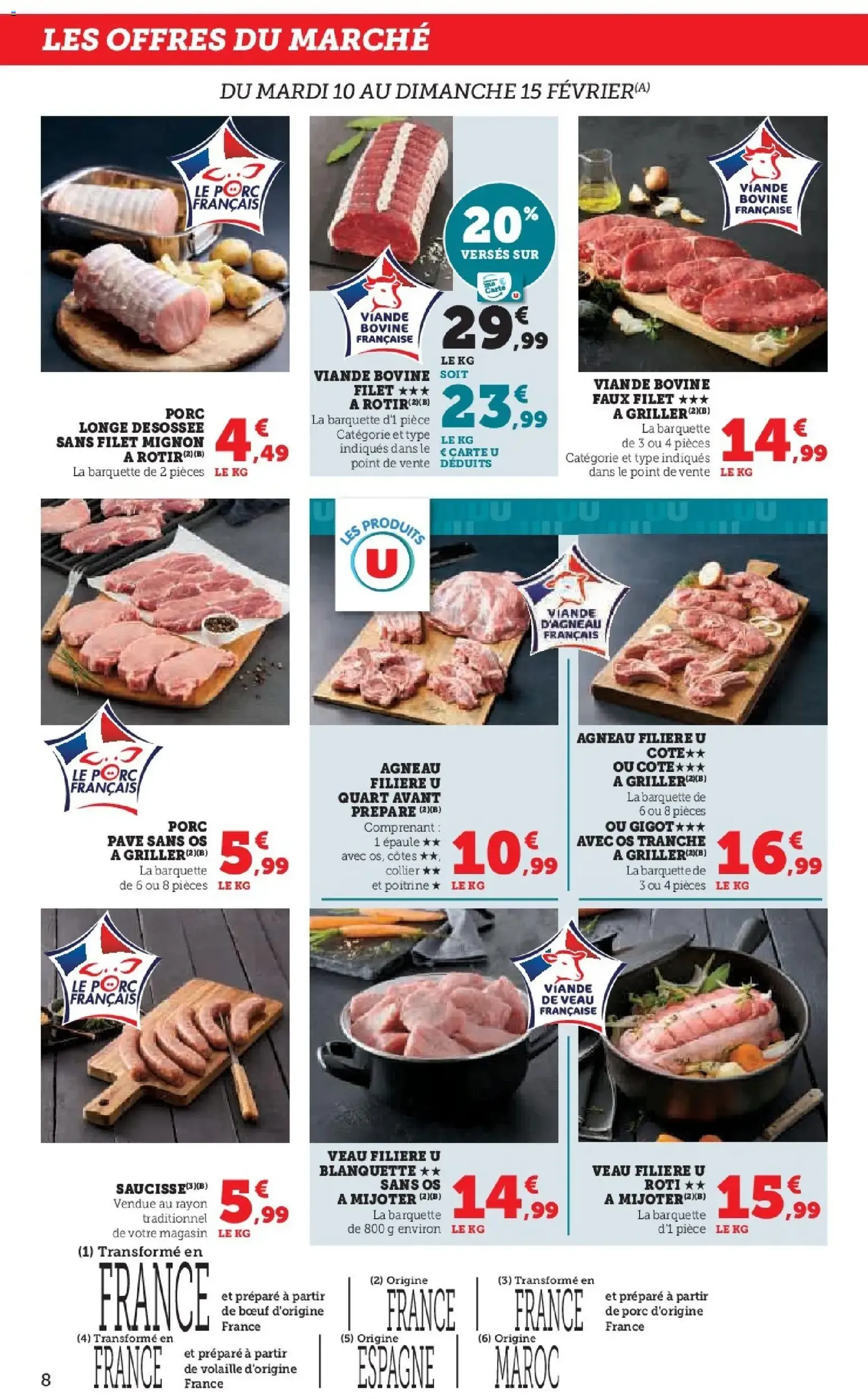 U Express catalogue - brochure valable à partir du 10/02/2026, page 8 sur 16