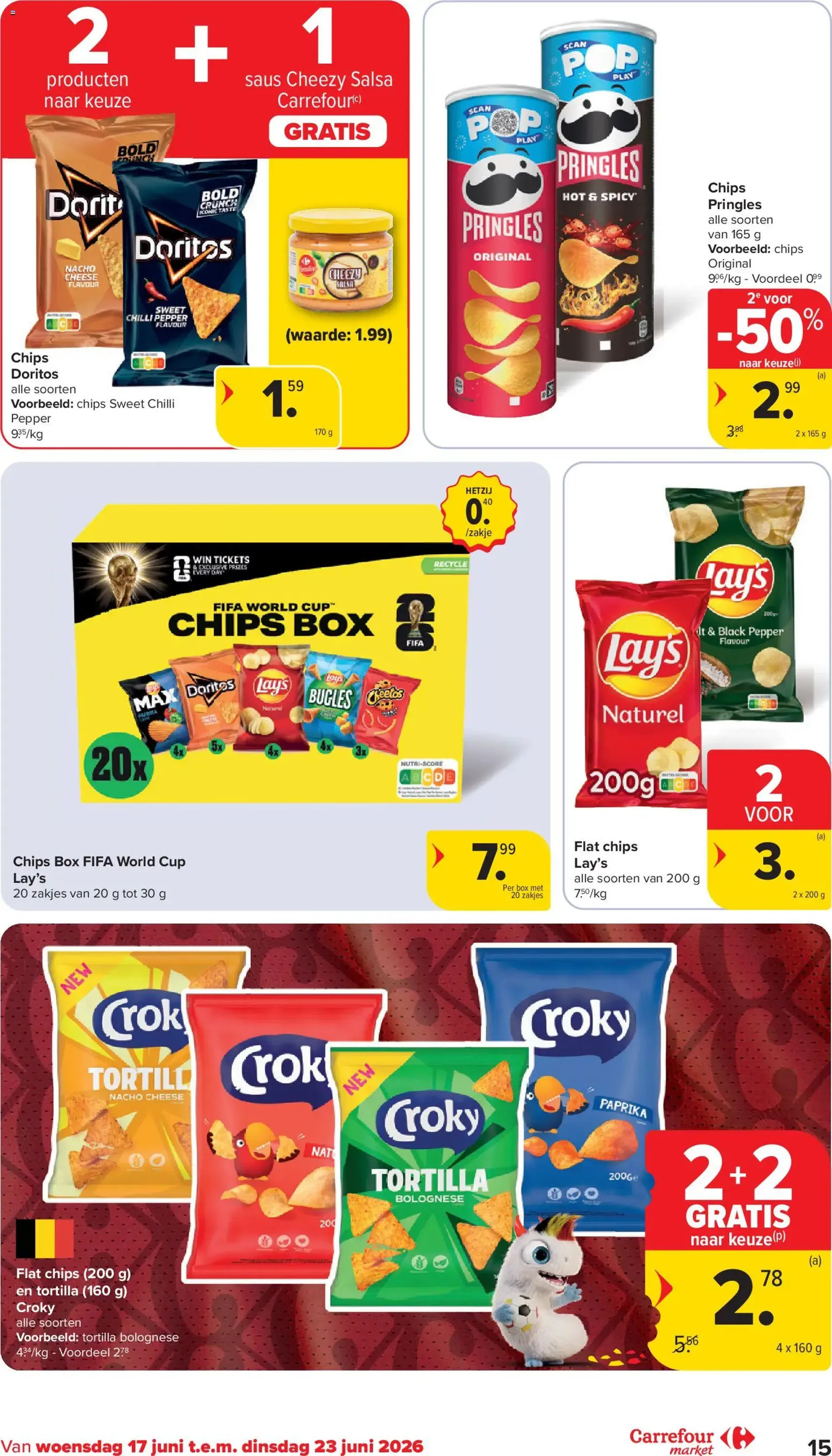 Carrefour market Folder week 25 - geldige folder vanaf 17/06/2026 pagina 15 van 24