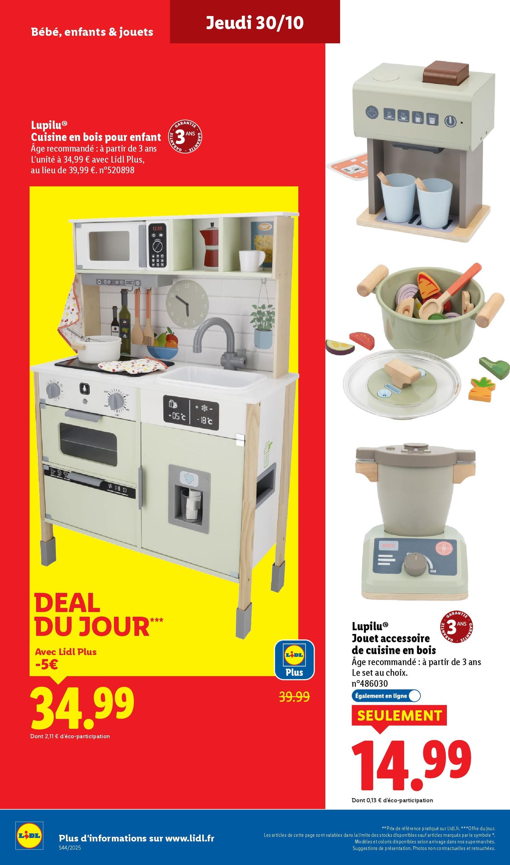 LIDL catalogue semaine 44 - brochure valable à partir du 30/10/2025, page 38 sur 82