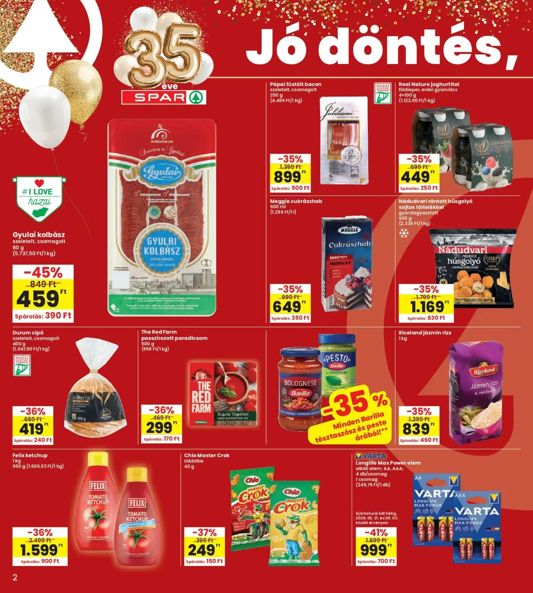 Interspar akciós újság - 2026.05.21. érvényes szórólap 2 oldal 20 oldalból