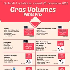 Promocash Catalogue gros volumes petits prix - Prévisualisation du catalogue valable à partir du 06/10/2025
