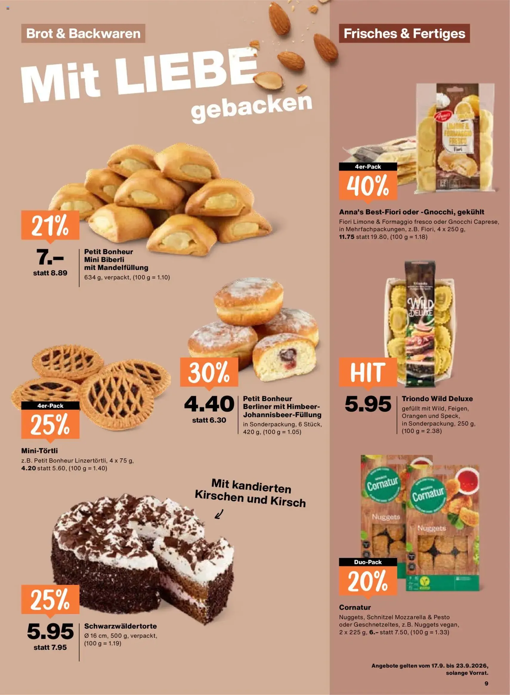 Migros aktionen - Gültiger Prospekt ab 17.09.2026, Seite 9 von insgesamt 24